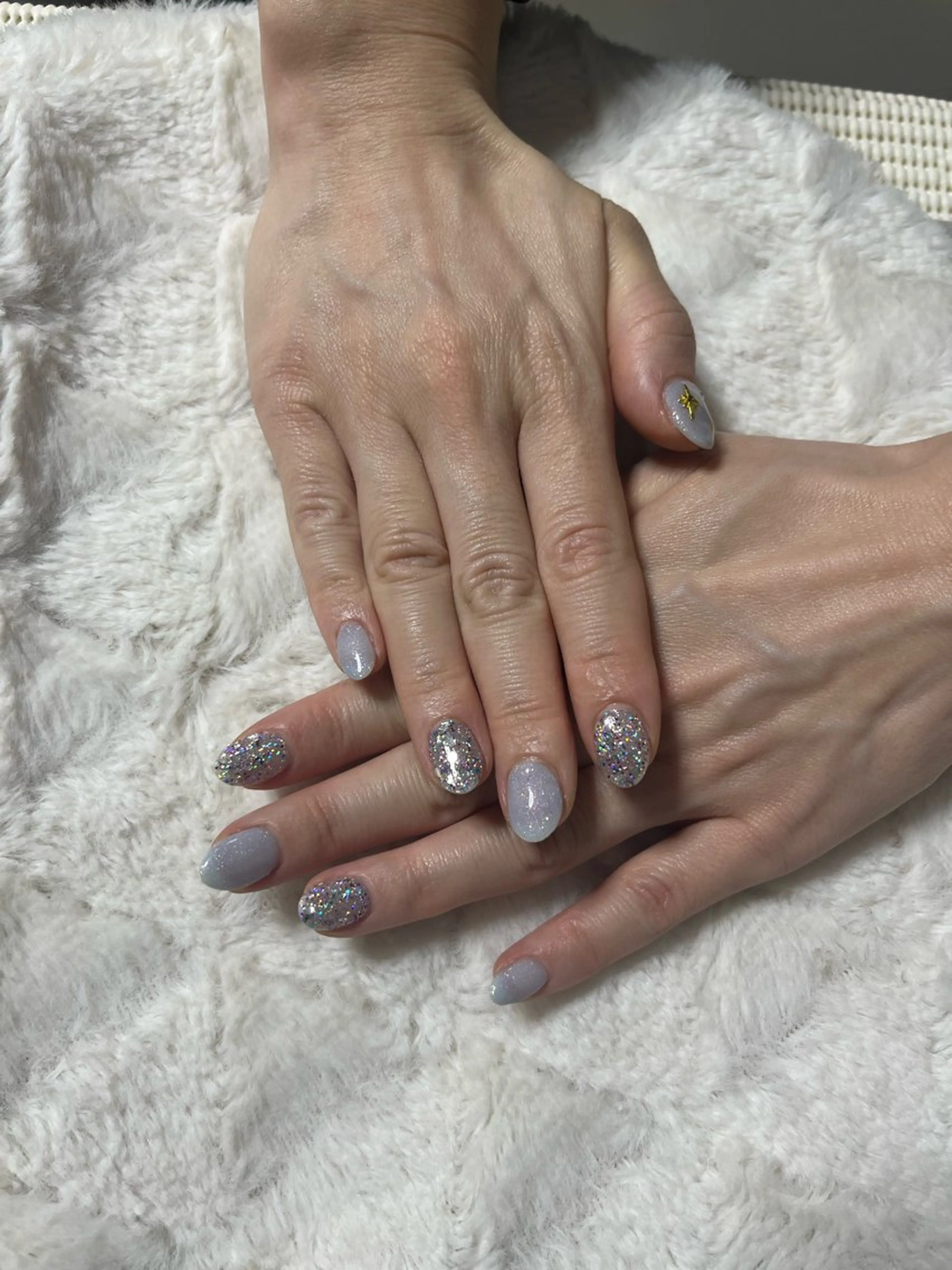 シンプルデザインコース【ストーンアートorシールアート2本付き♪】の写真