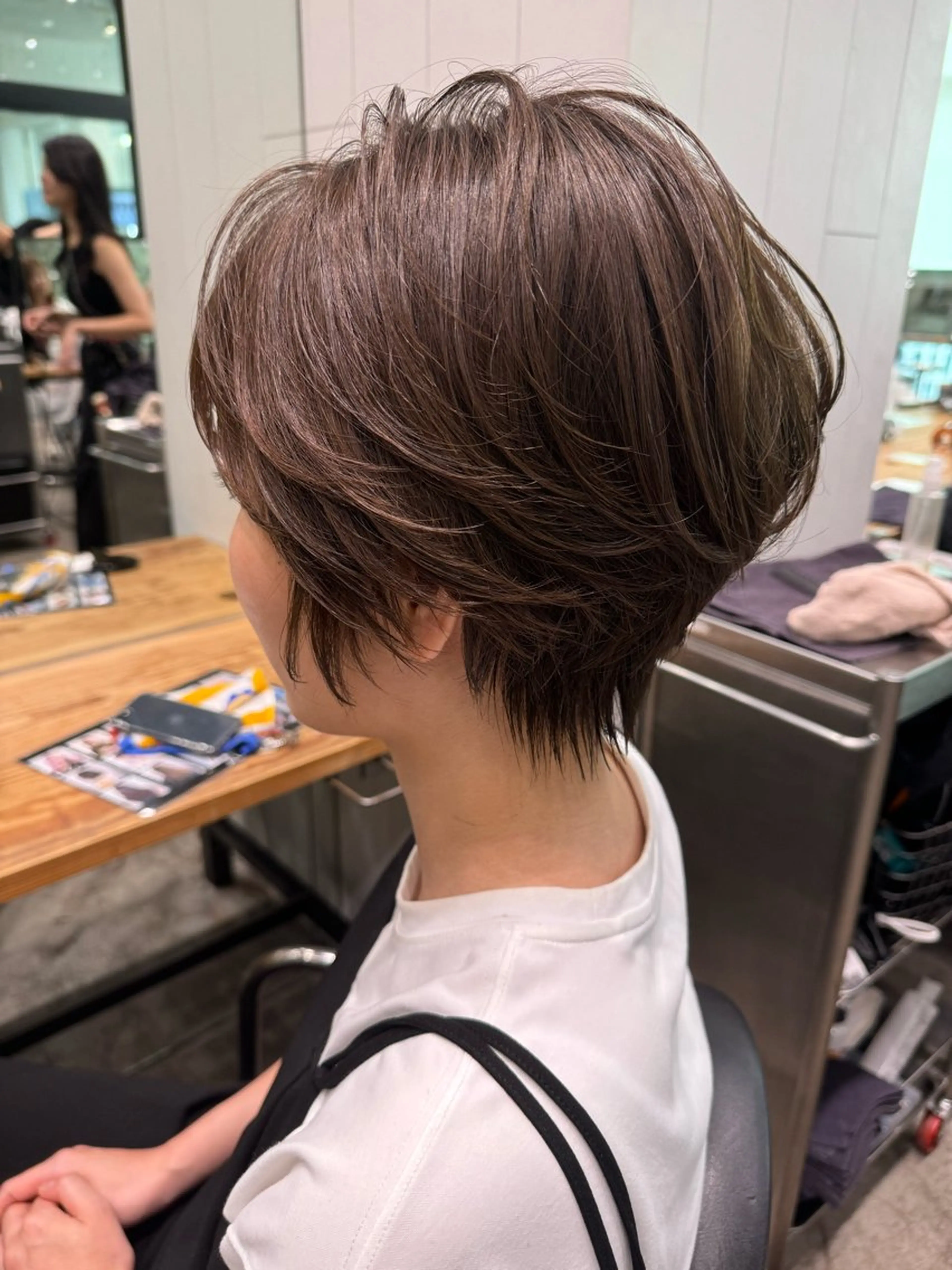 ショート カット ヘアカラー トリートメント 金丸 弘大✨のヘアスタイル