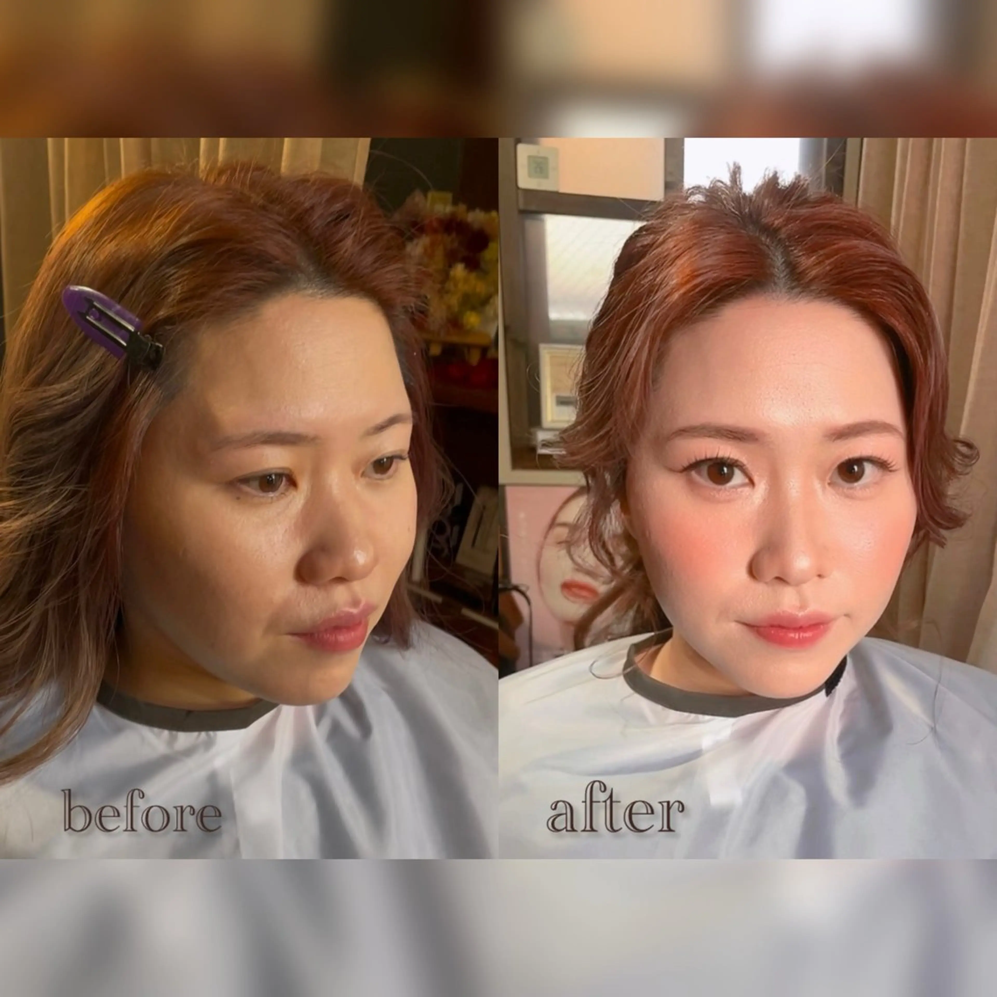 【ヘアセット＋フルメイク】の写真