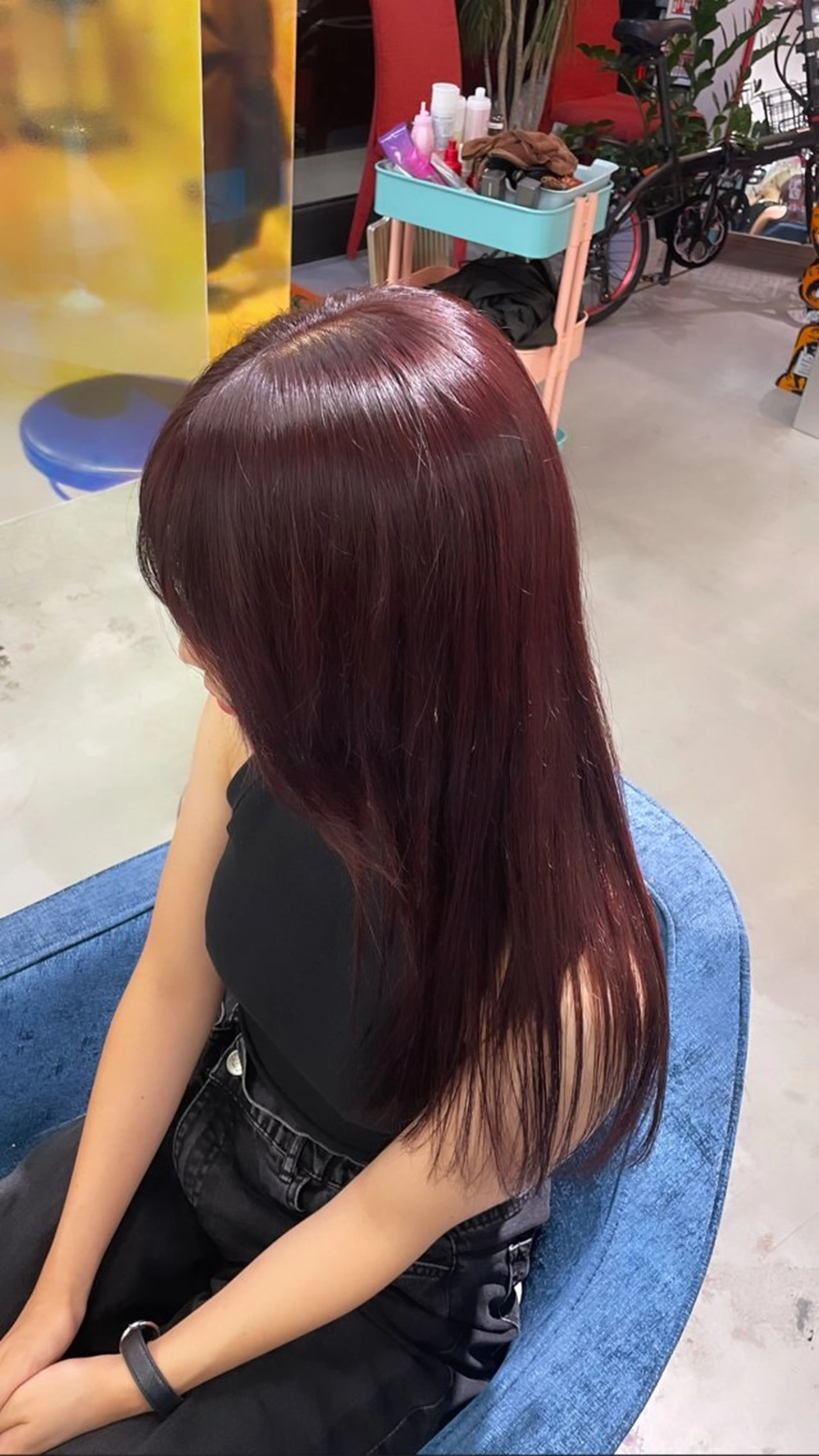 ロング カラー ヘアカラー Boxmico. / カカズ コトネのヘアスタイル