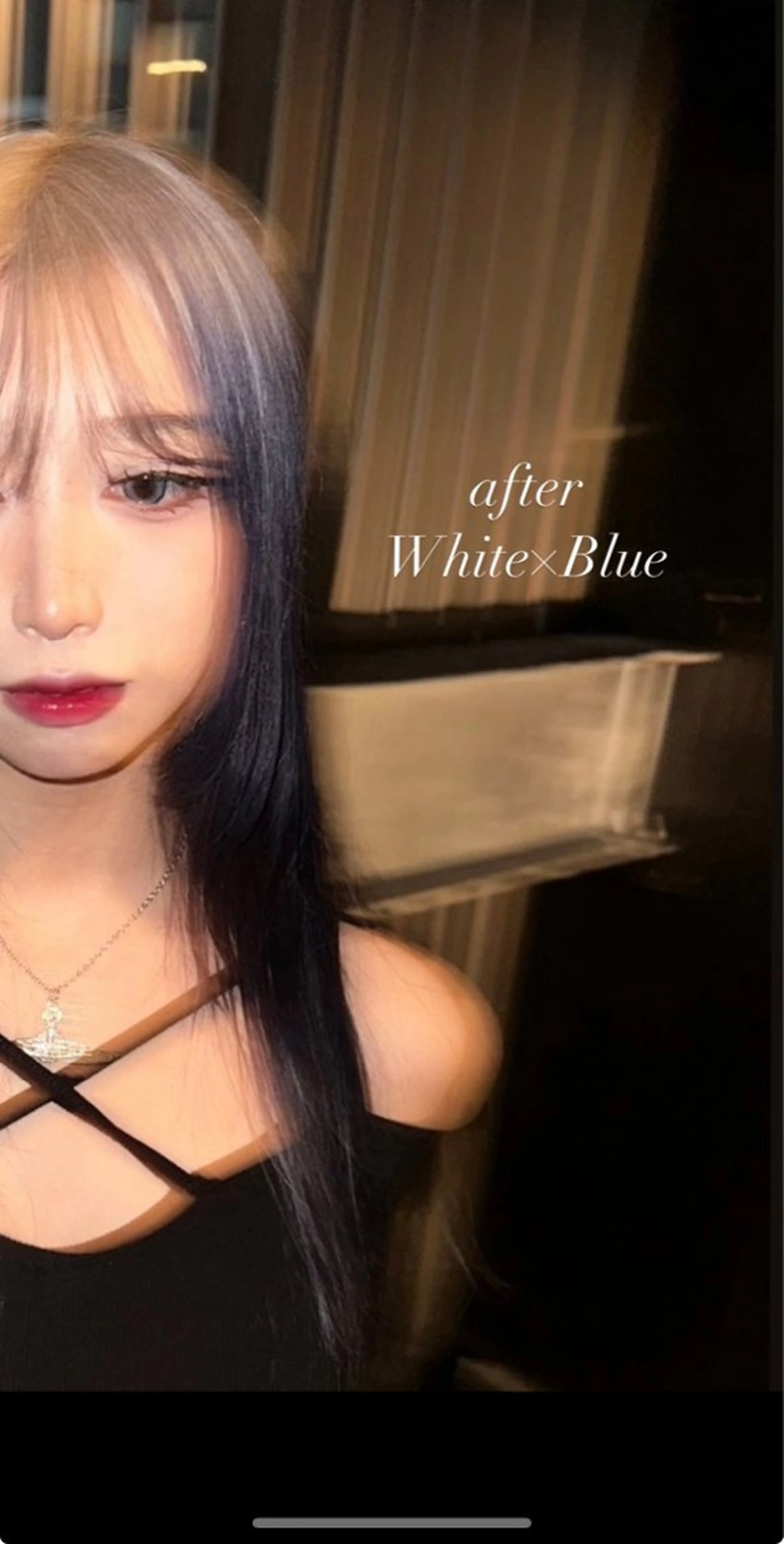 セミロング カラー ヘアカラー トリートメント ケアブリーチ特化✨/ 艶カラー/エクステのヘアスタイル