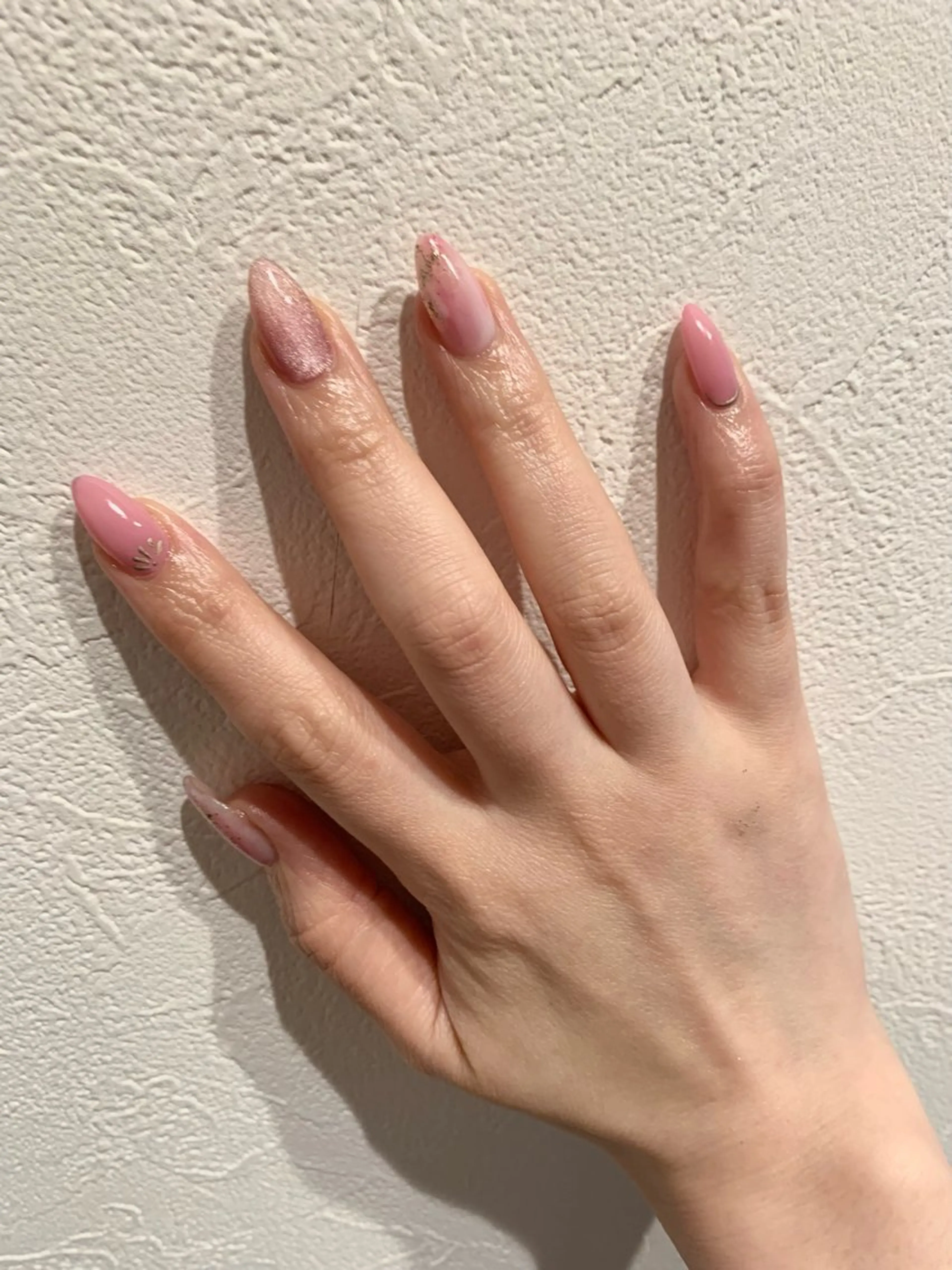 ネイル ニュアンスネイル ピンク Coconail 恭子のネイルデザイン