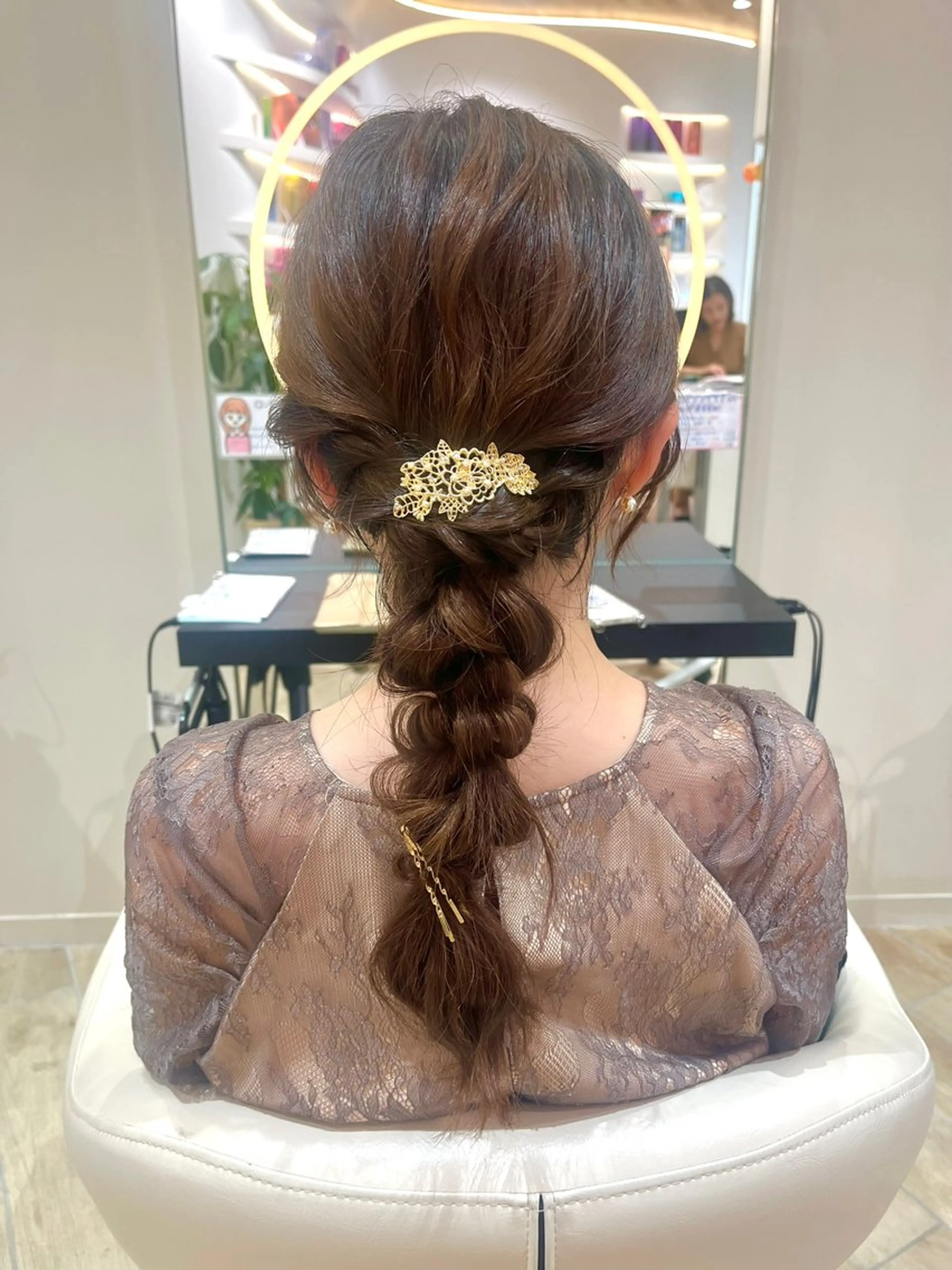 【💗ヘアアレンジ💗編みおろし】の写真