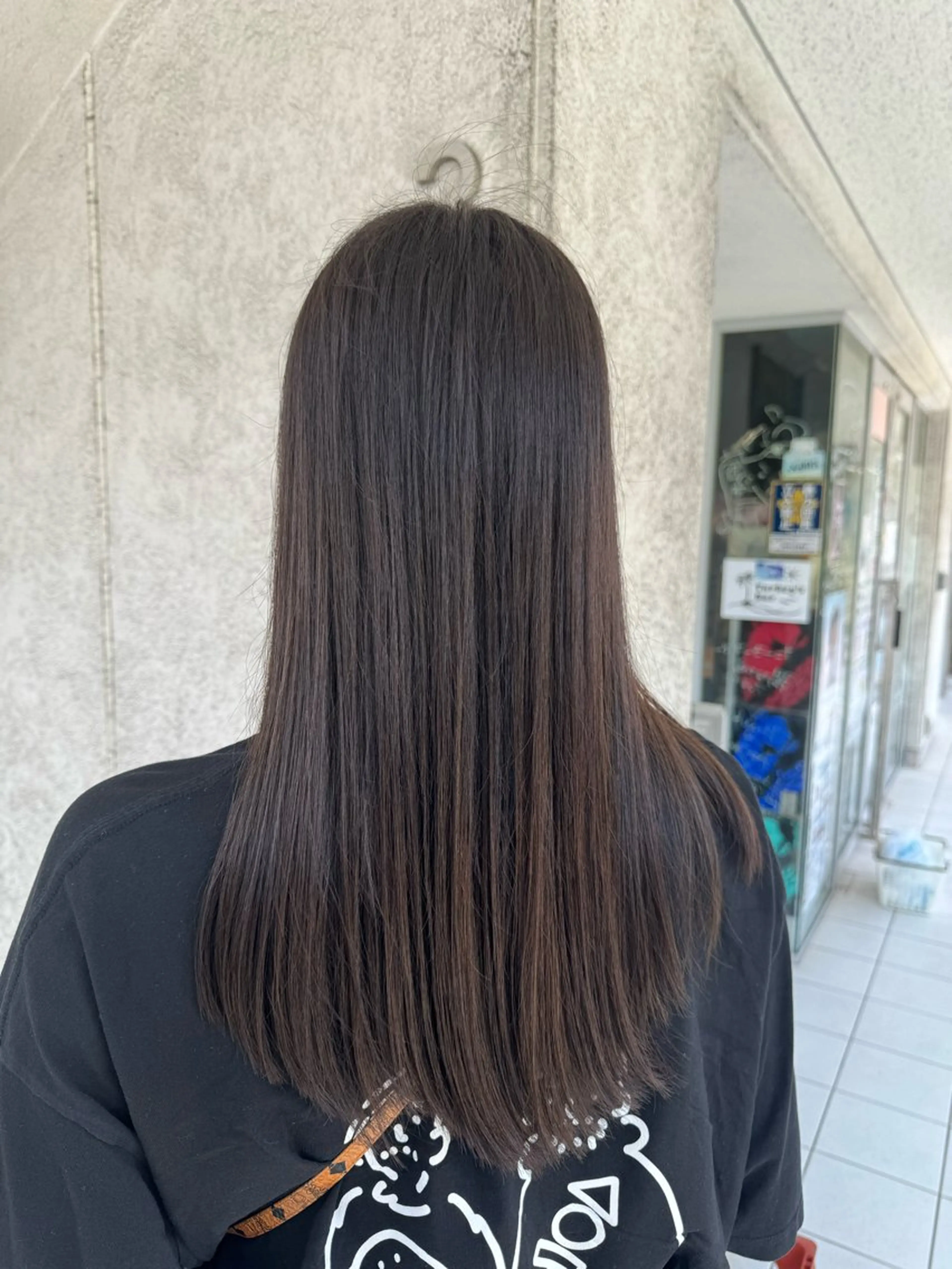 ロング カラー ケアカラー カット ヘアカラー トリートメント 椎葉 祐也のヘアスタイル