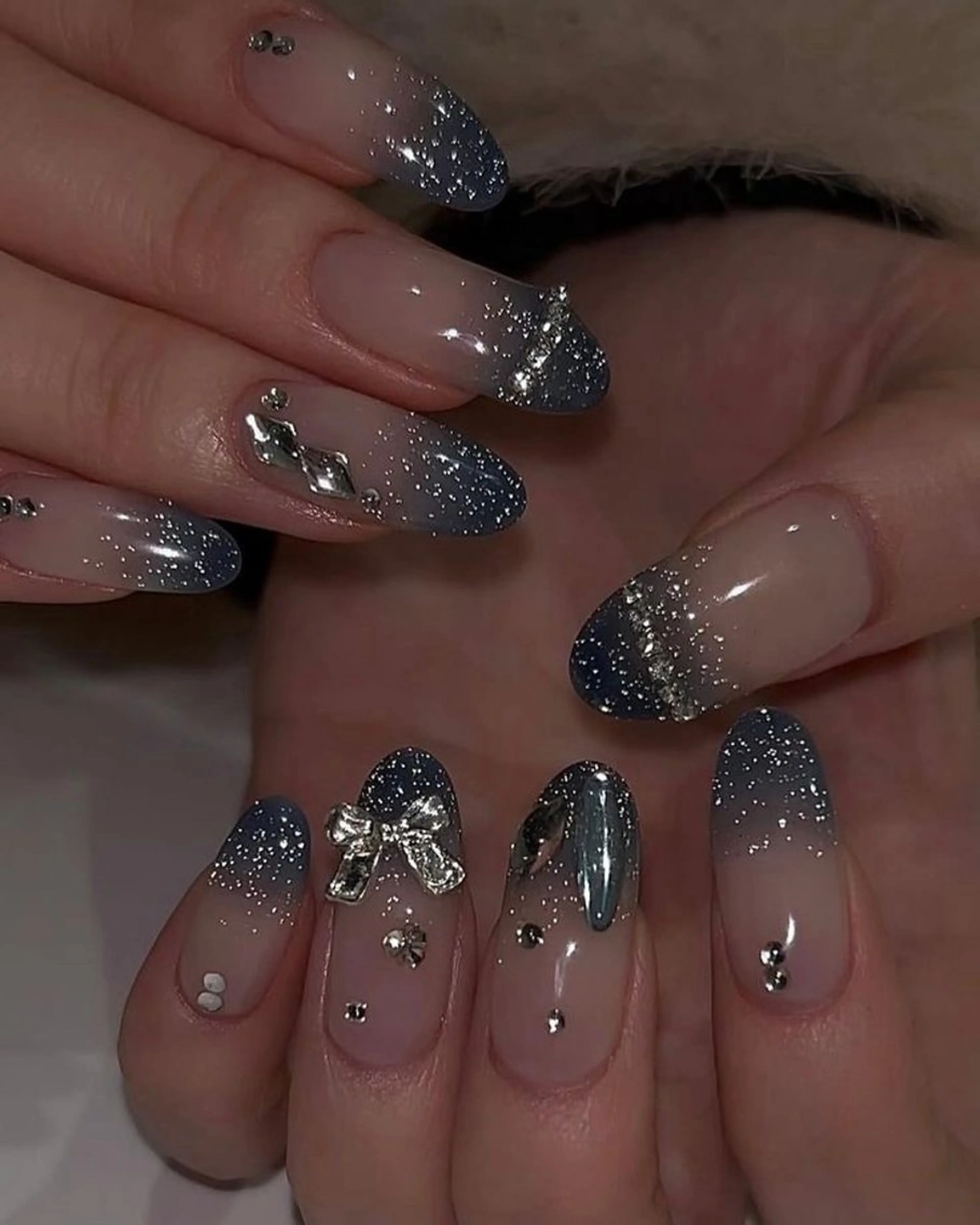 カラー グラデーションカラー ハンドネイル AIN Nailのネイルデザイン