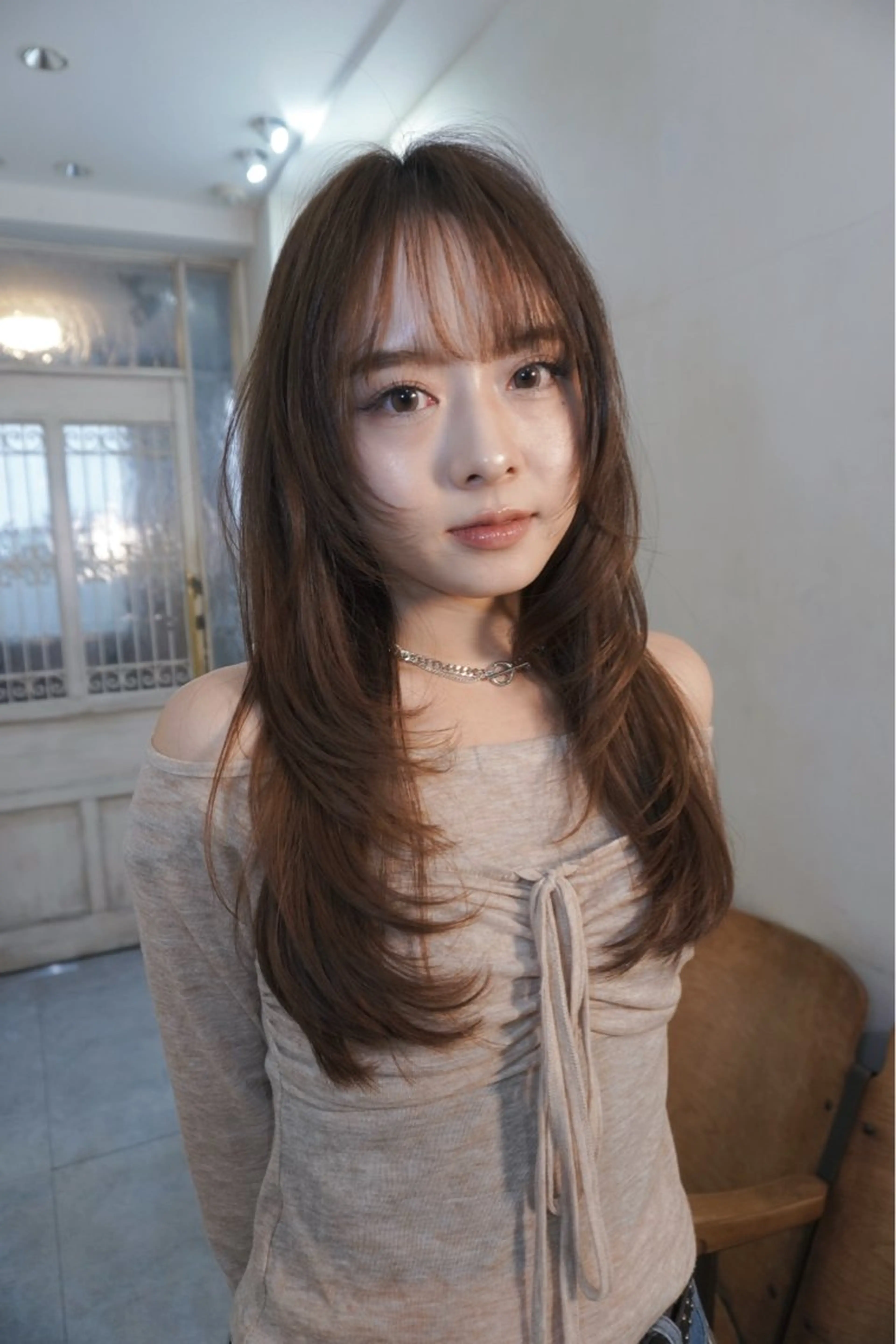 ロング カット レイヤーカット/ 管原久遠のヘアスタイル