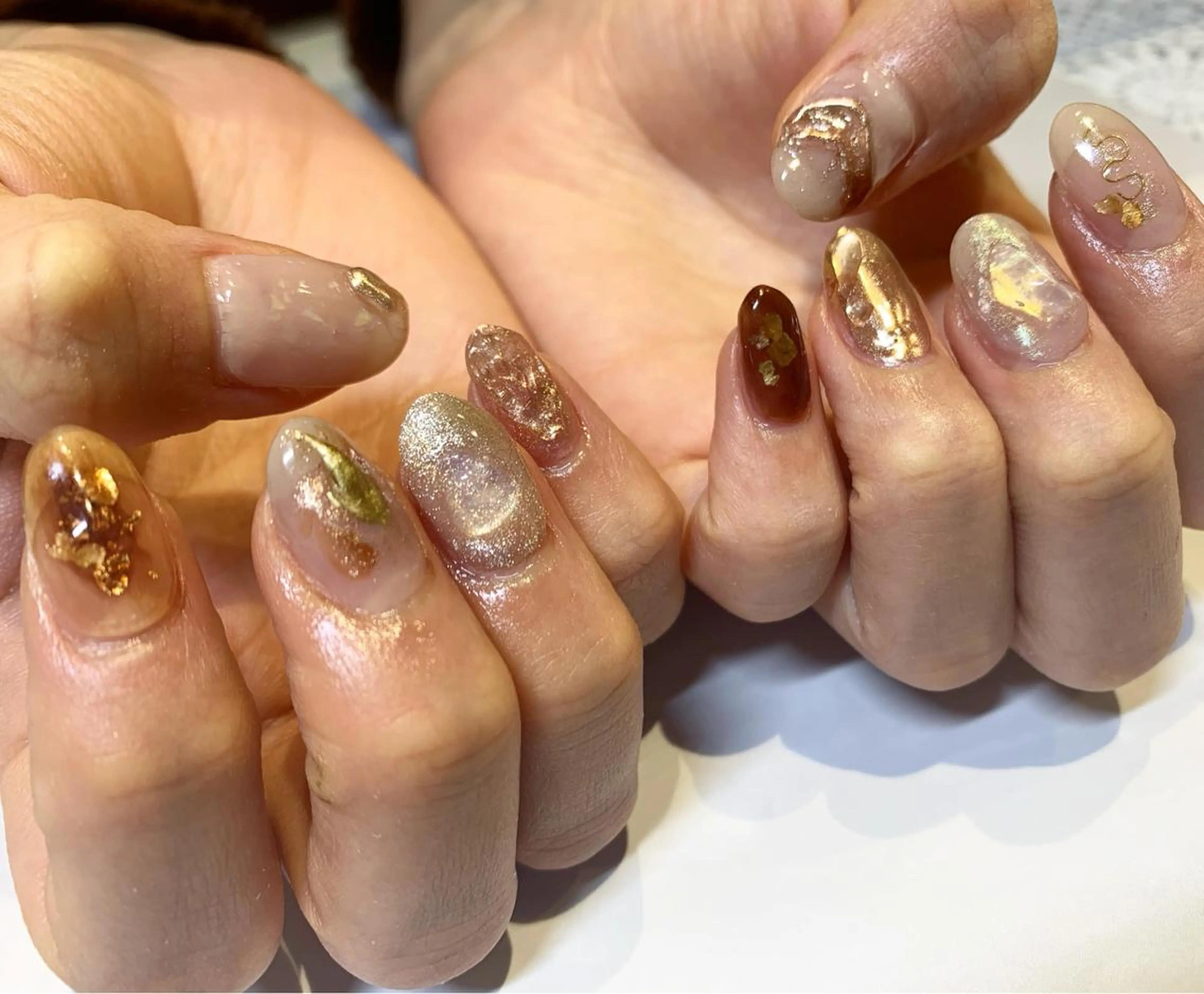 ネイル ニュアンスネイル nail＊ runa🌻のネイルデザイン