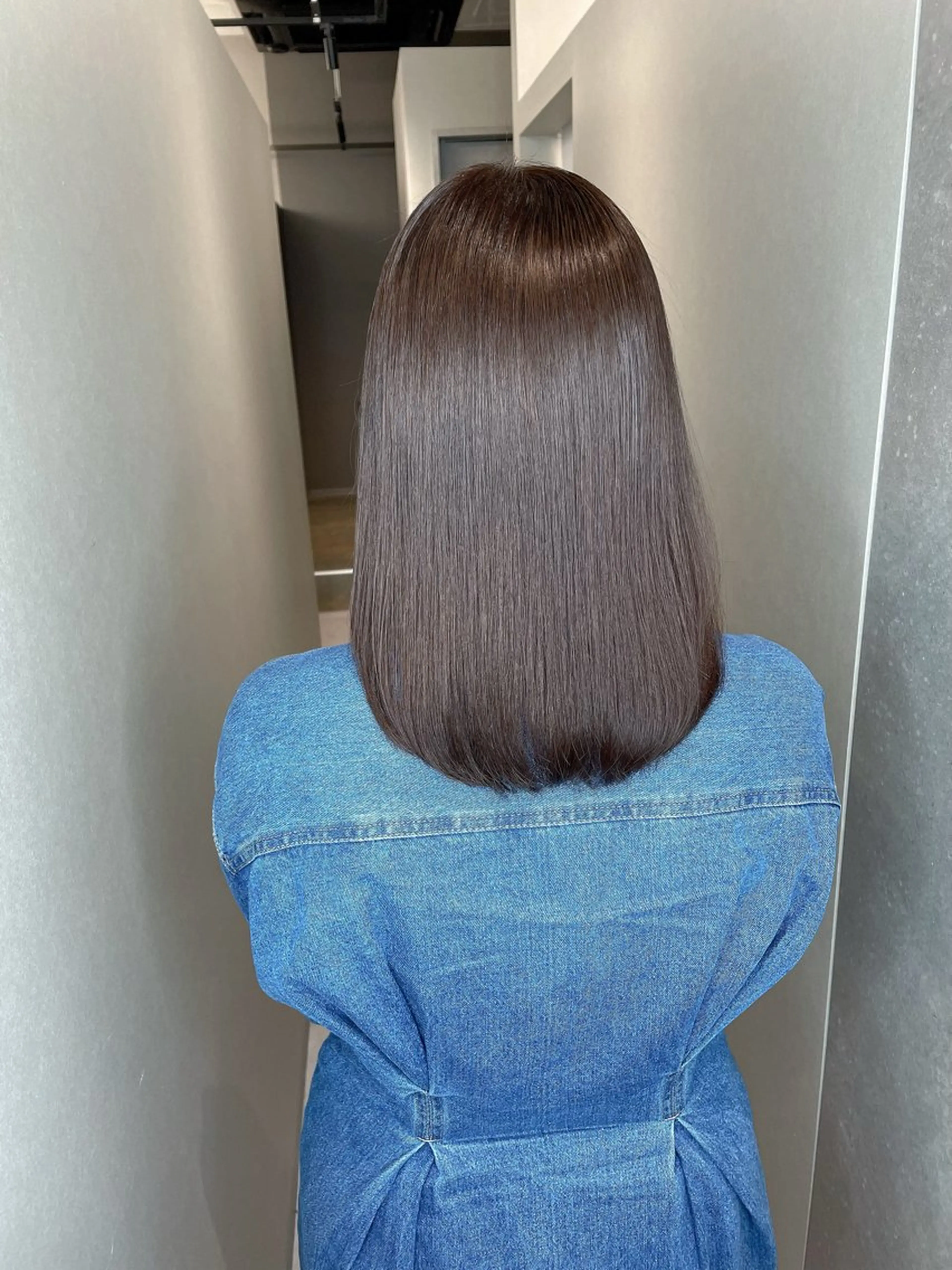 ミディアム 髪質改善 トリートメント 酸熱トリートメント 今井 勝也のヘアスタイル