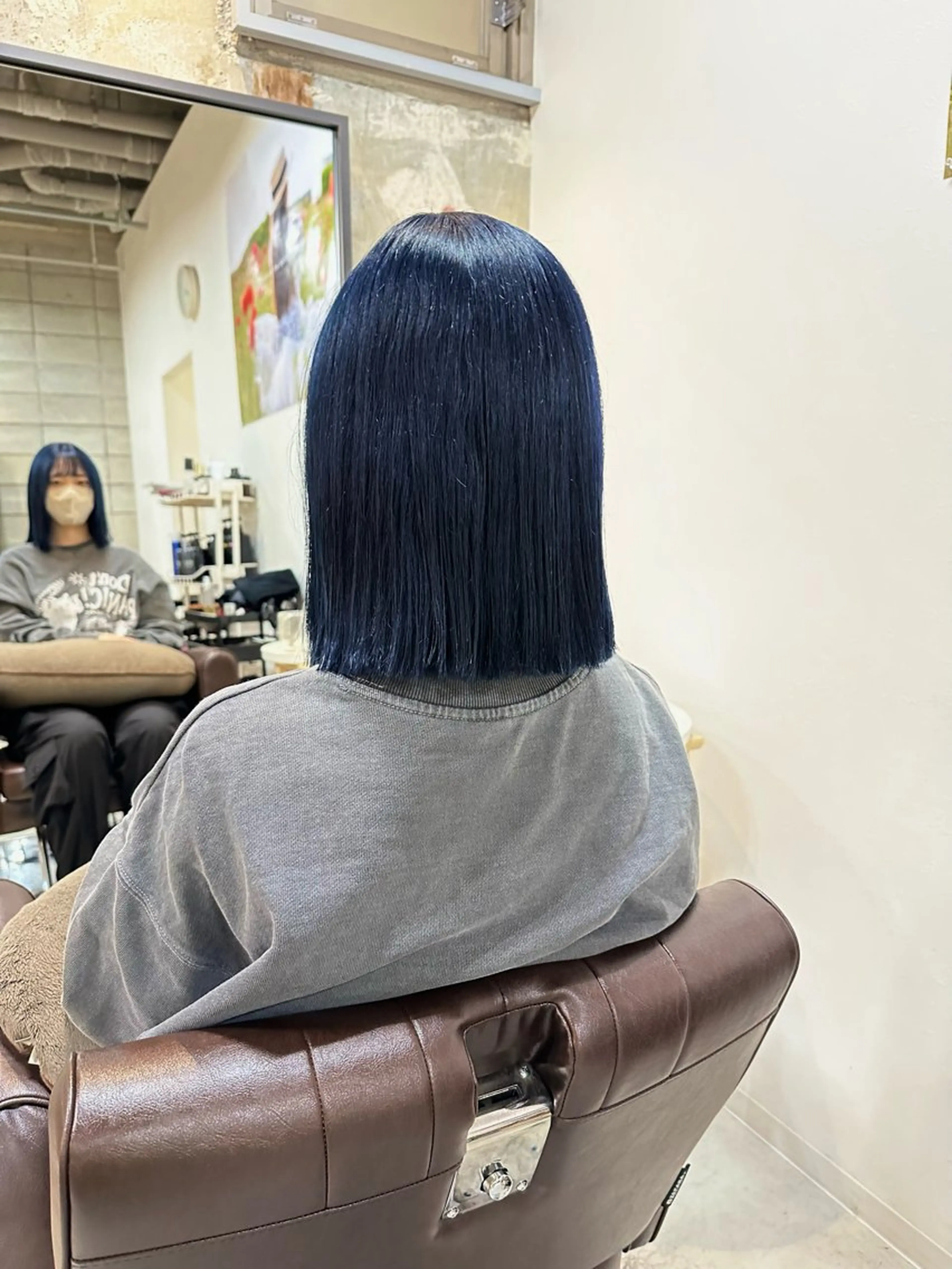 ミディアム 松本 瑠菜のヘアスタイル