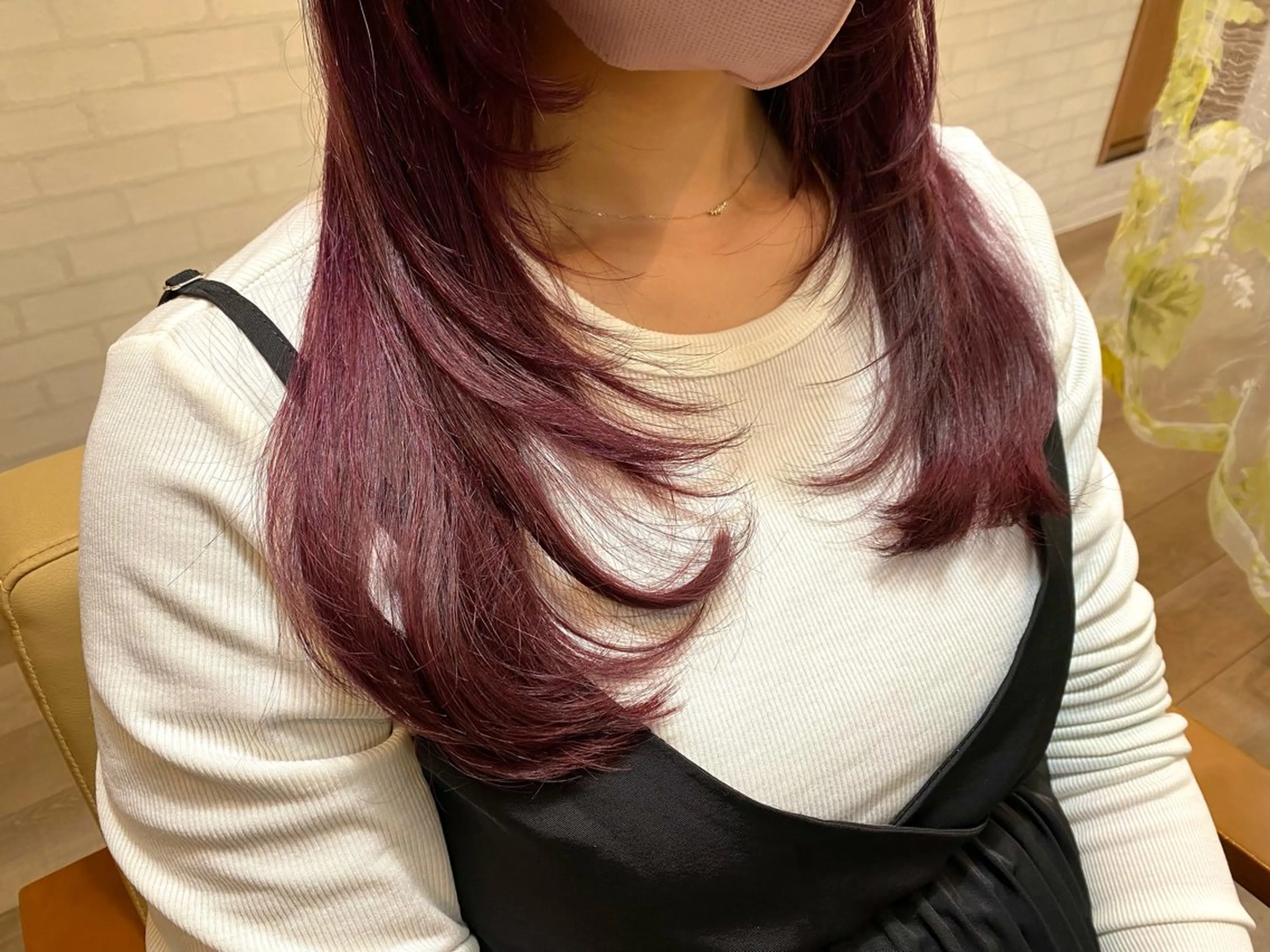 ロング カラー ヘアカラー トリートメント ヘッドスパ Aujuaソムリエ 🎨‎♡HARUのヘアスタイル