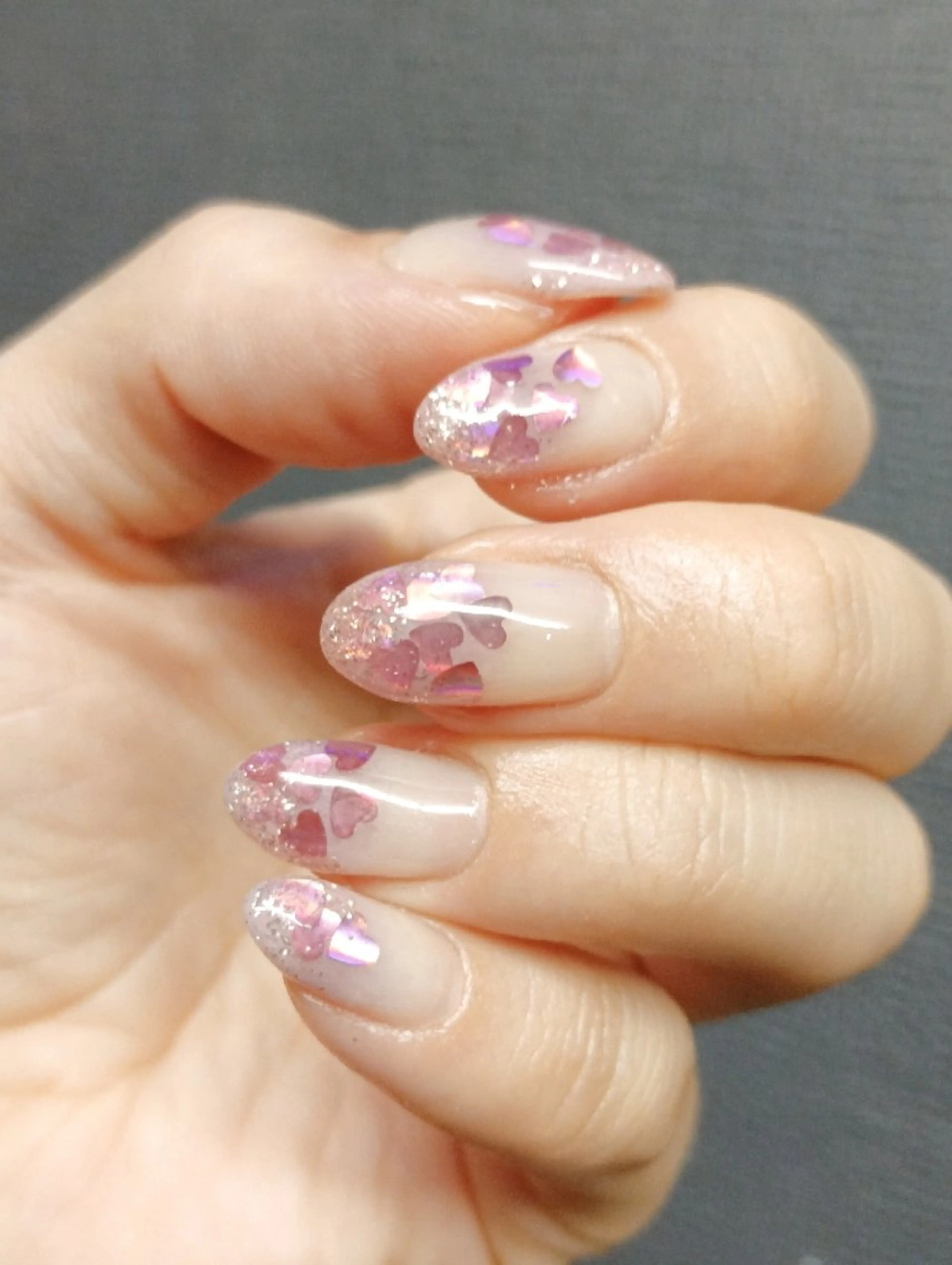 ネイル ハンドネイル すみれ💜量産 地雷 痛ﾈｲﾙ 韓国ﾈｲﾙのネイルデザイン