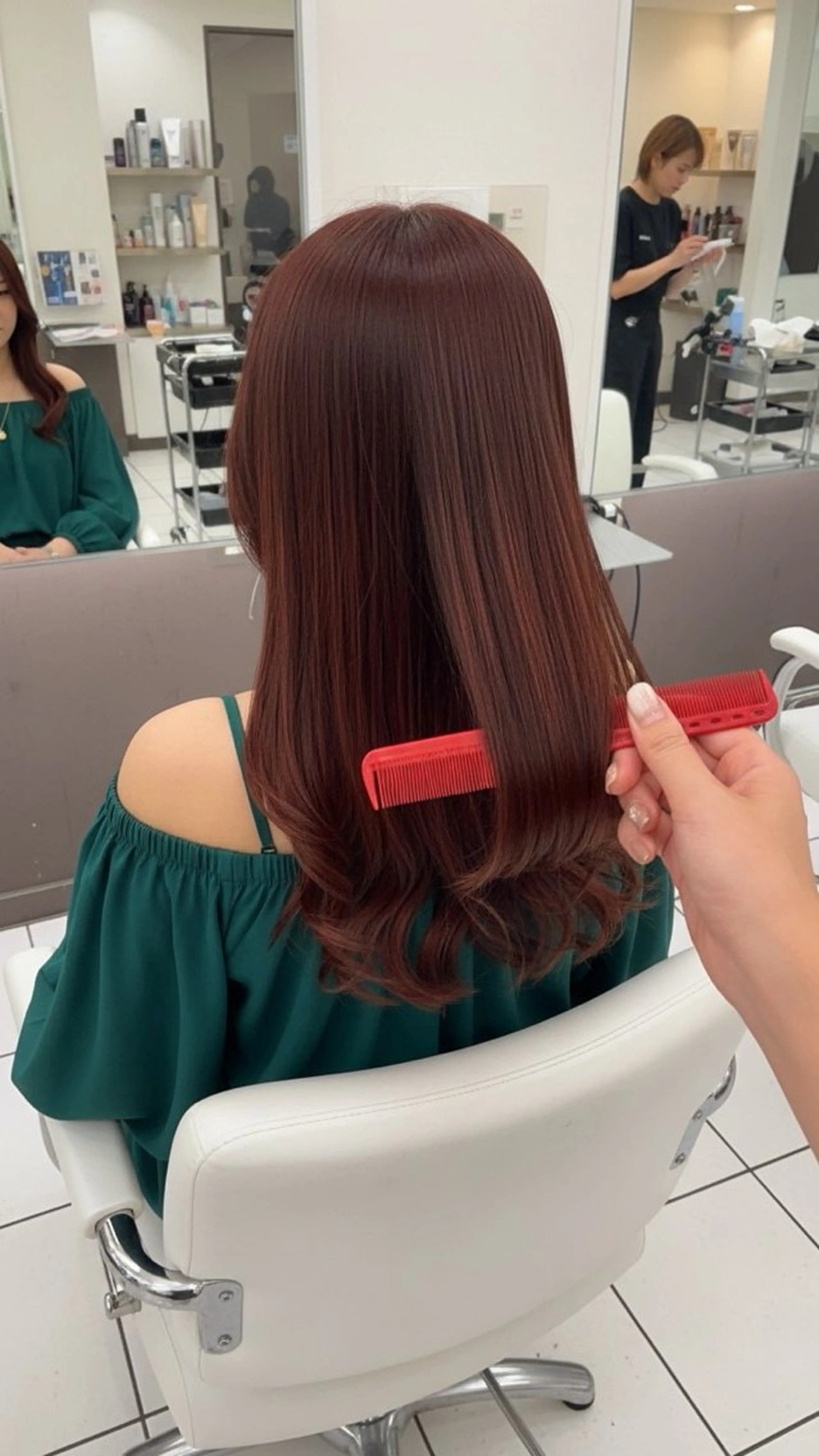 ロング カラー 🫧カラーモデル募集 純菜🫧のヘアスタイル