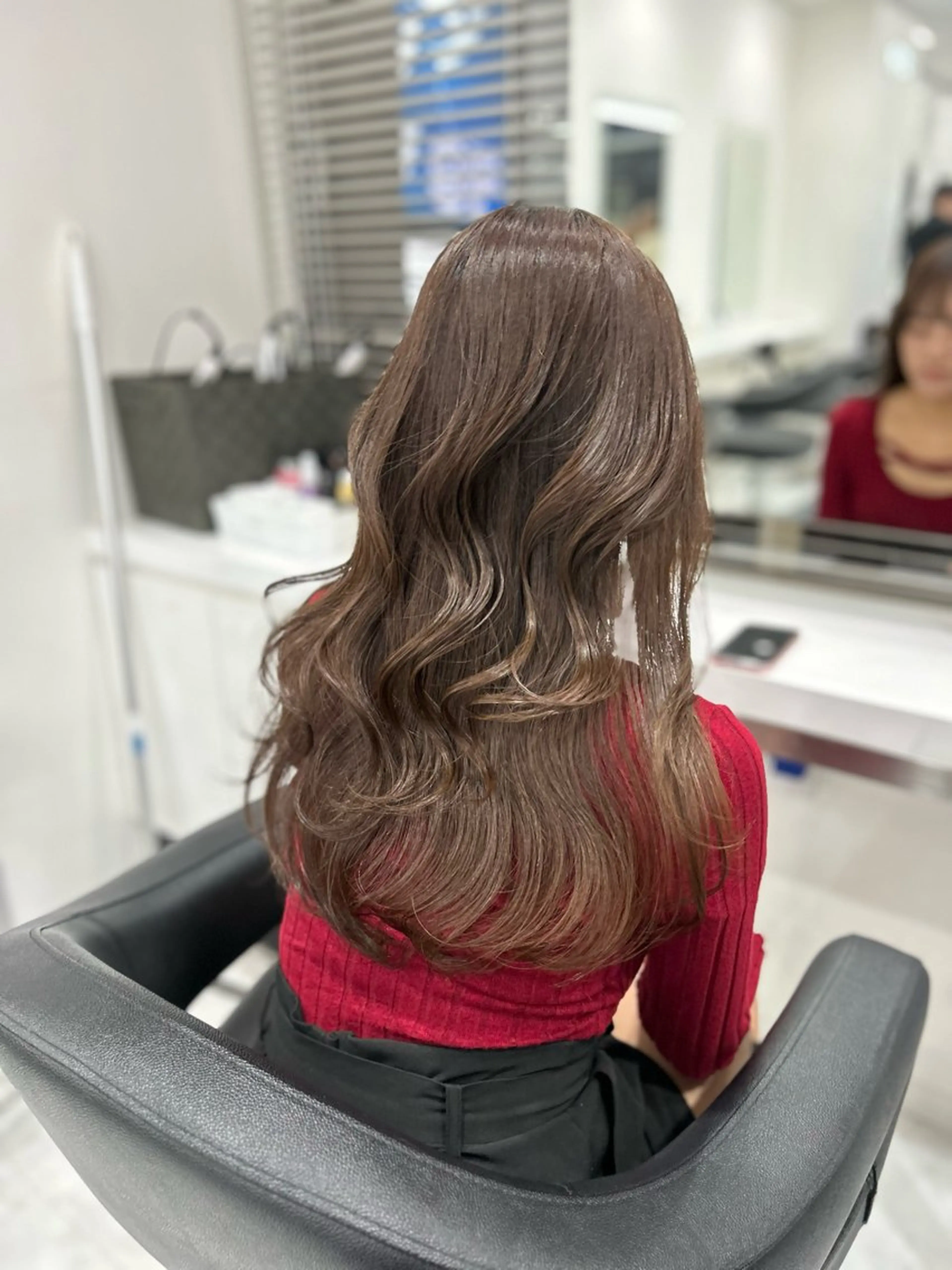 セミロング カラー ヘアカラー トリートメント ヘアセット 渋谷指名1位💖 カラーの達人❣️のヘアスタイル