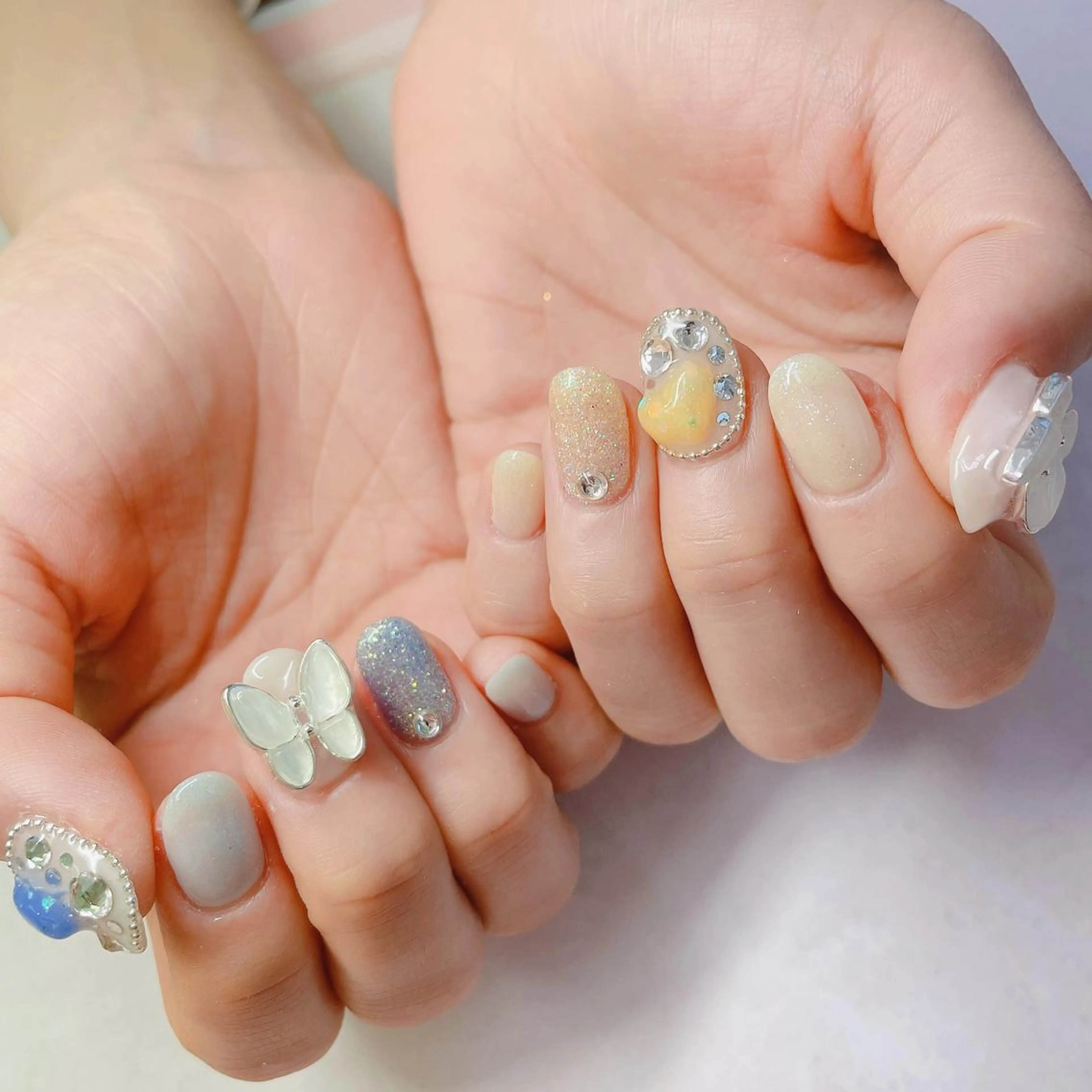 ネイル 韓国ネイル ハンドネイル Nail Salon MooNのネイルデザイン