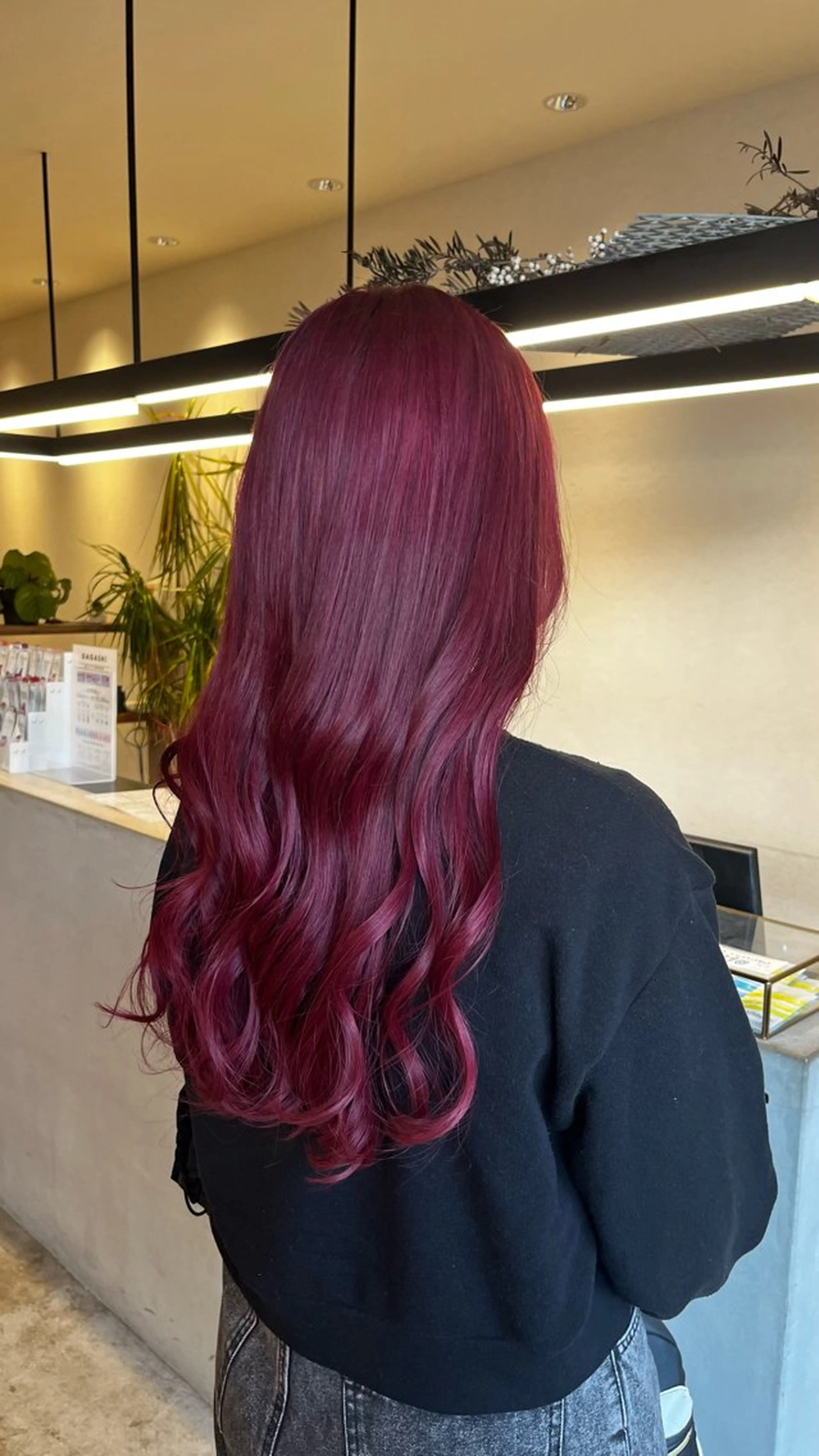 ロング カラー 坂下 かのんのヘアスタイル