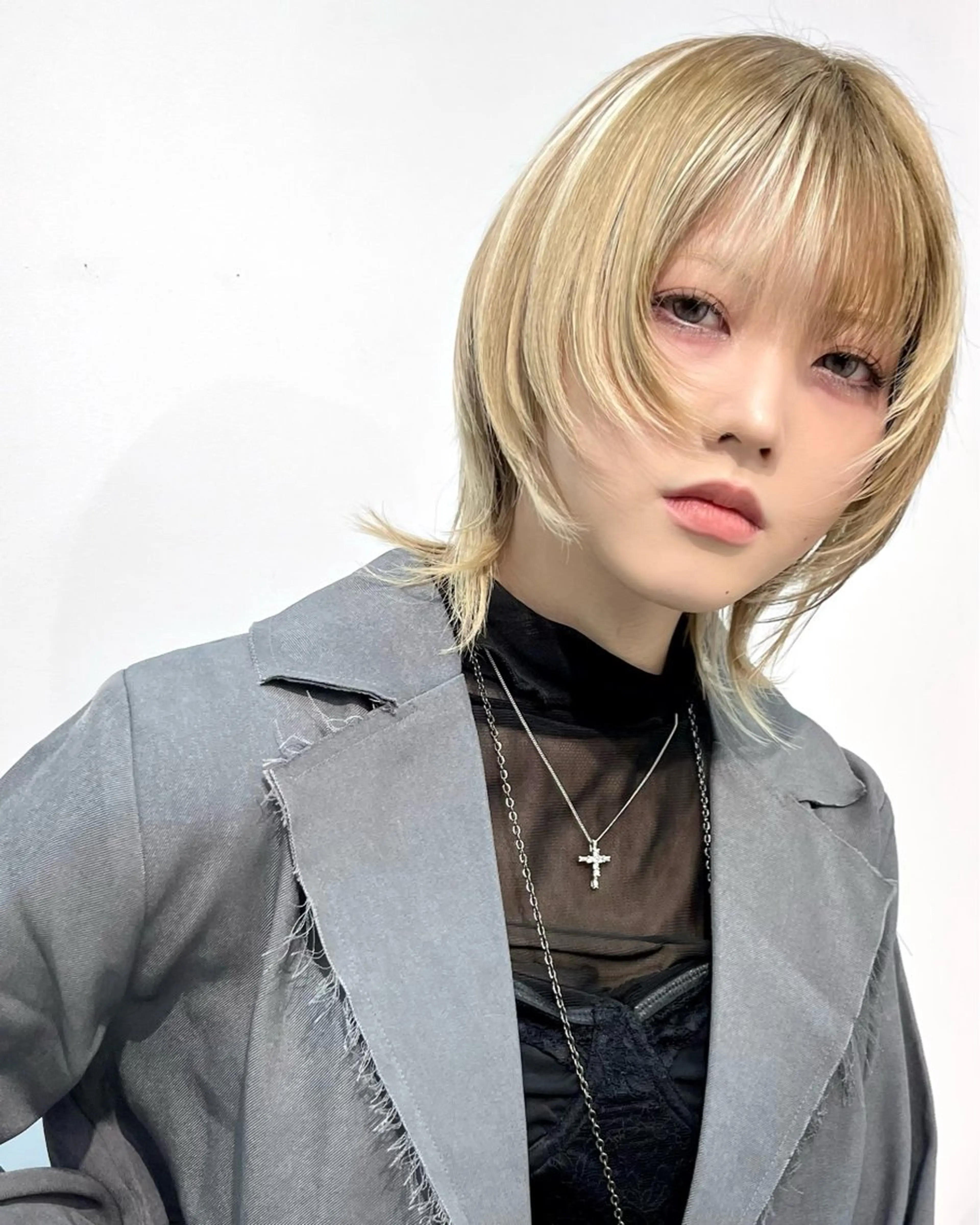 ショート ウルフ🦋顔まわり ❤︎ ͛MEIのヘアスタイル
