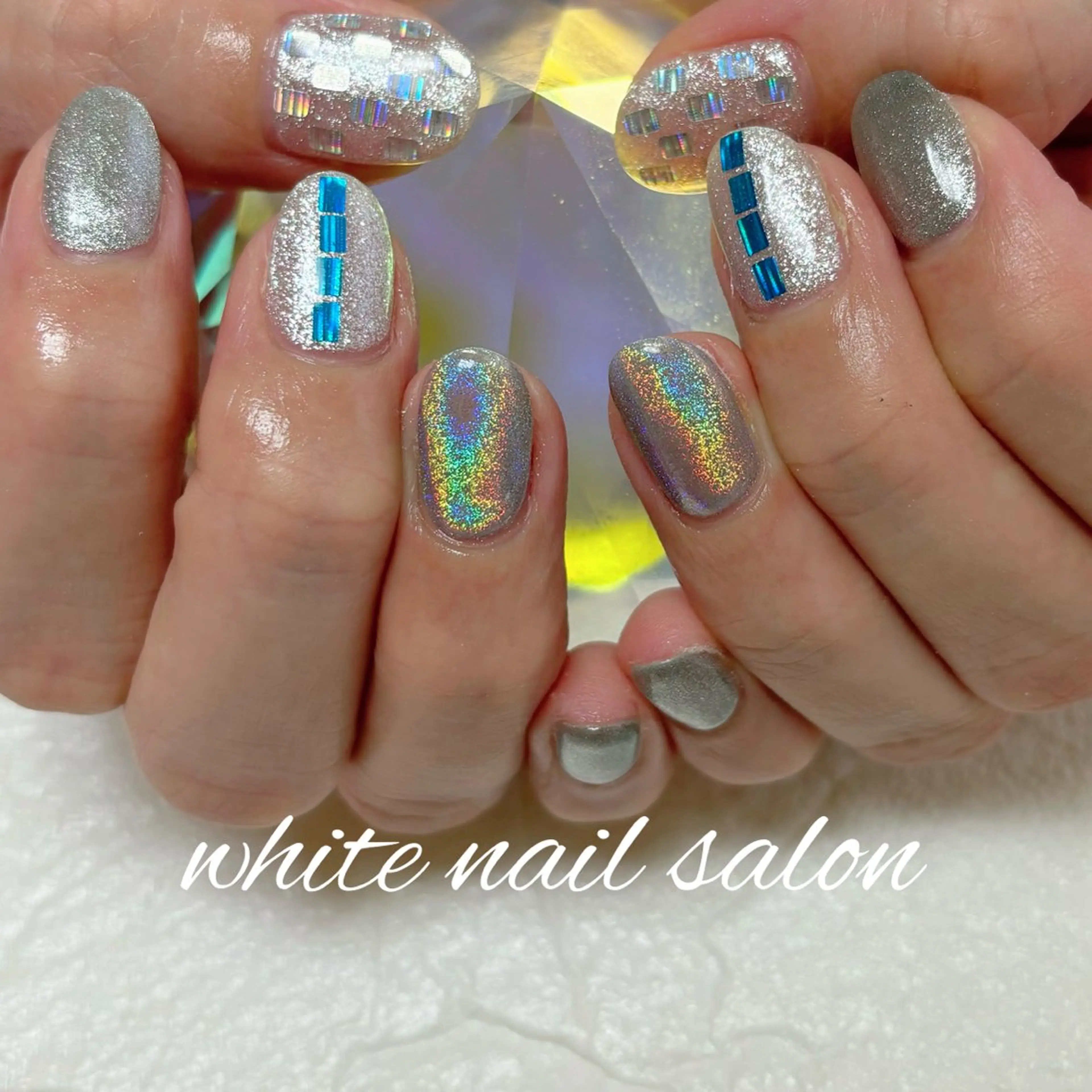 ネイル ホワイト ハンドネイル white nail salonのネイルデザイン