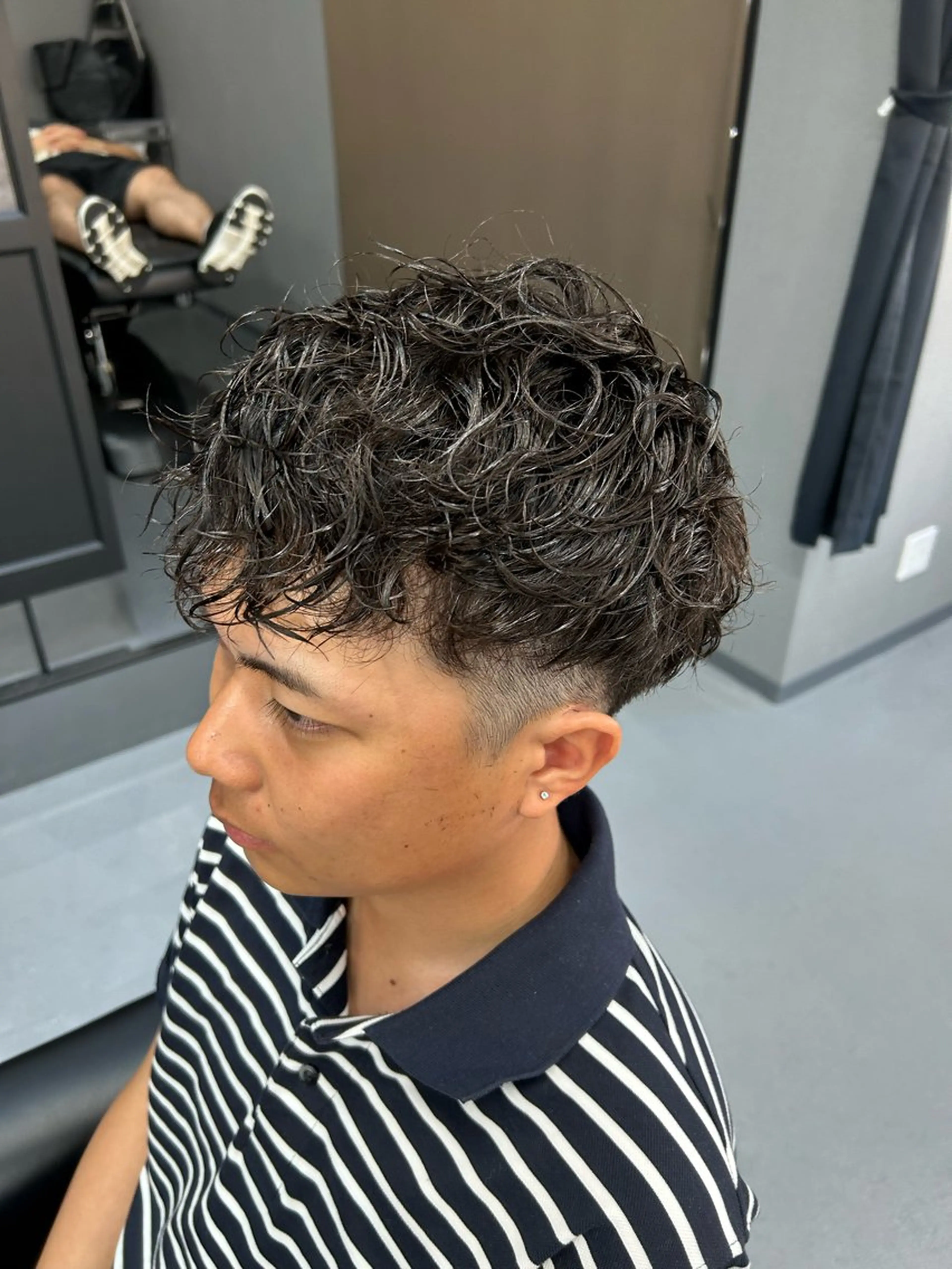 メンズ レディースモデル募集 門田快斗のヘアスタイル