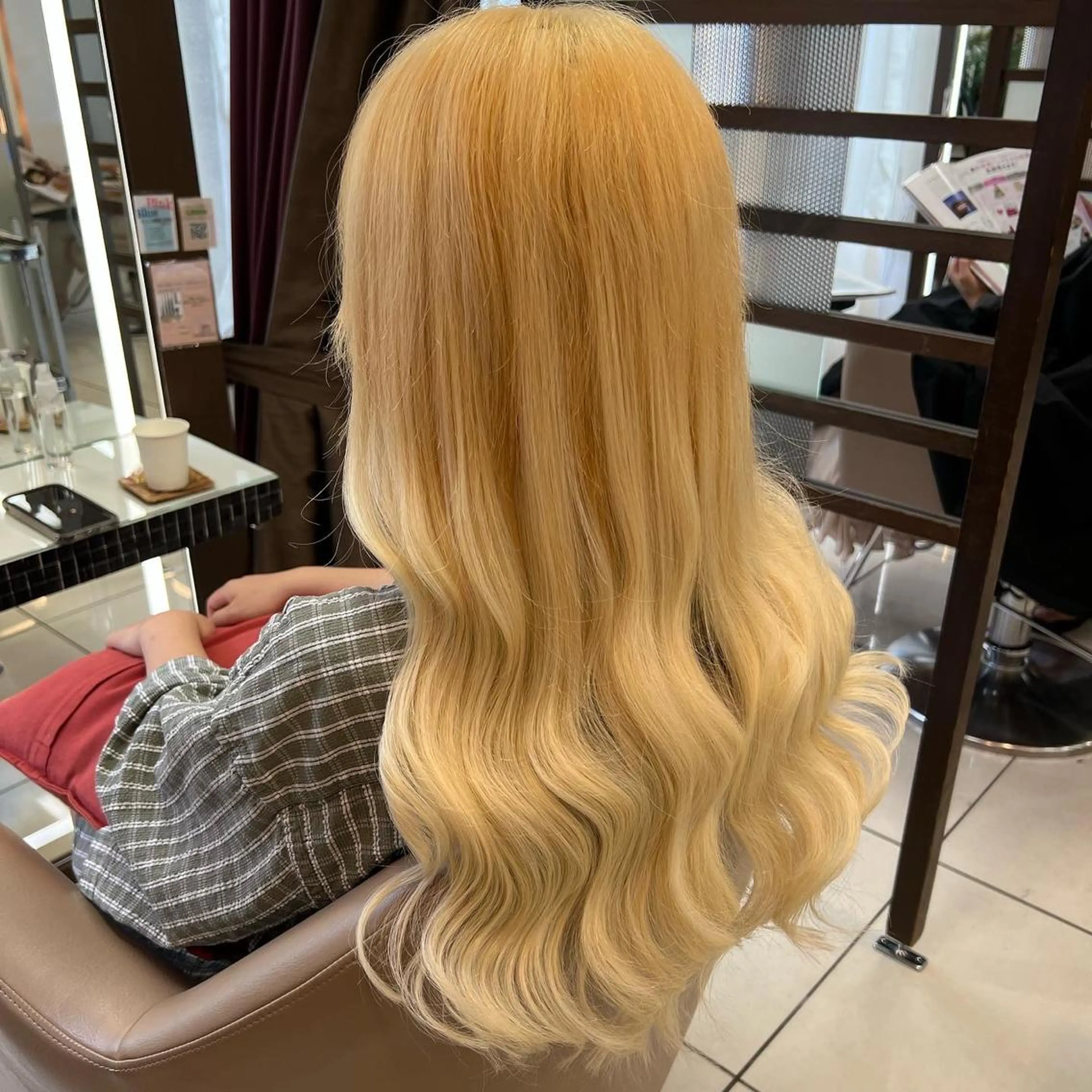 ロング カラー メンズ特化韓国ヘア シャドウパーマのヘアスタイル