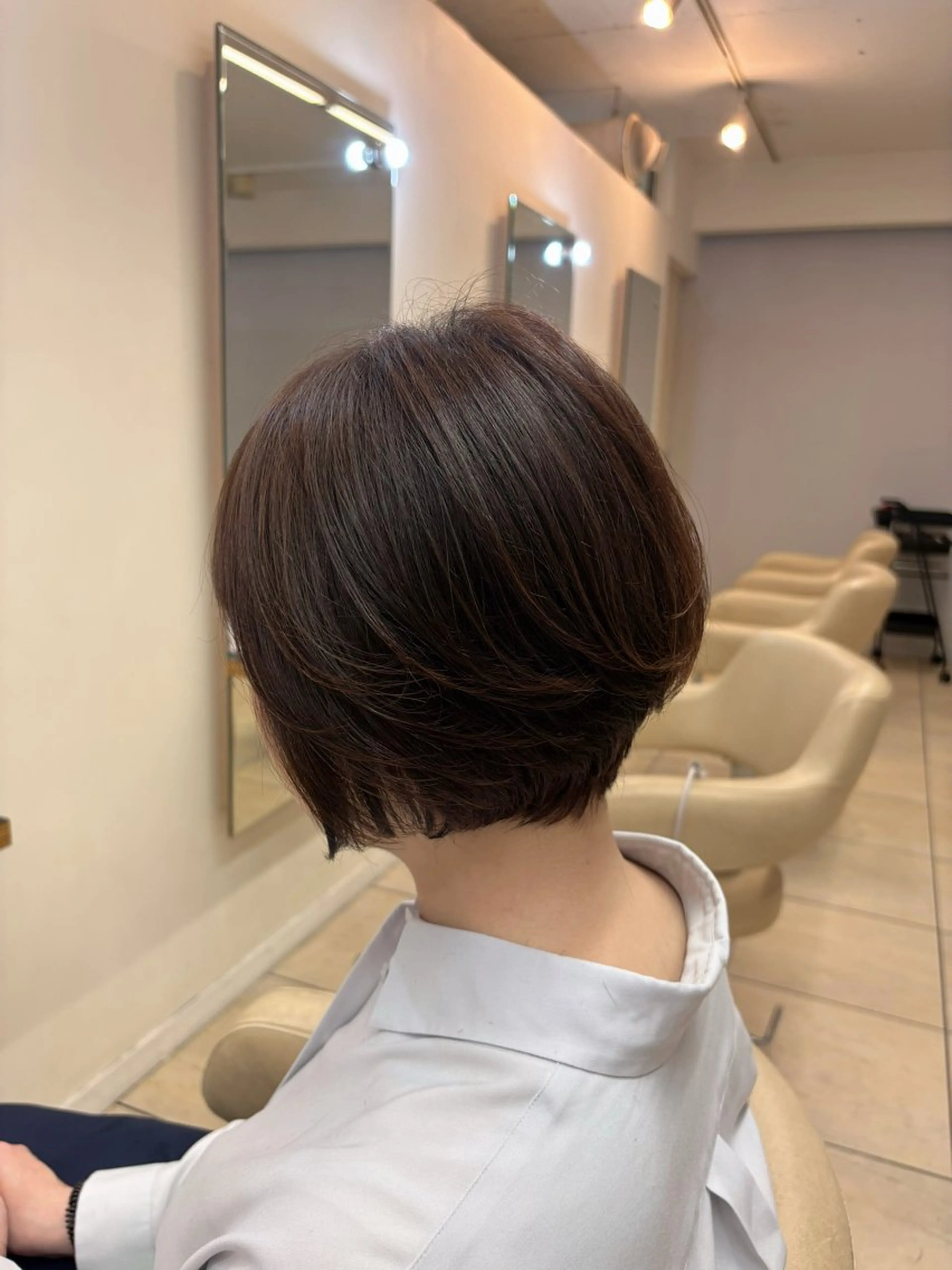 ショート ショートボブ ボブ ショートヘア 片岡 未優のヘアスタイル