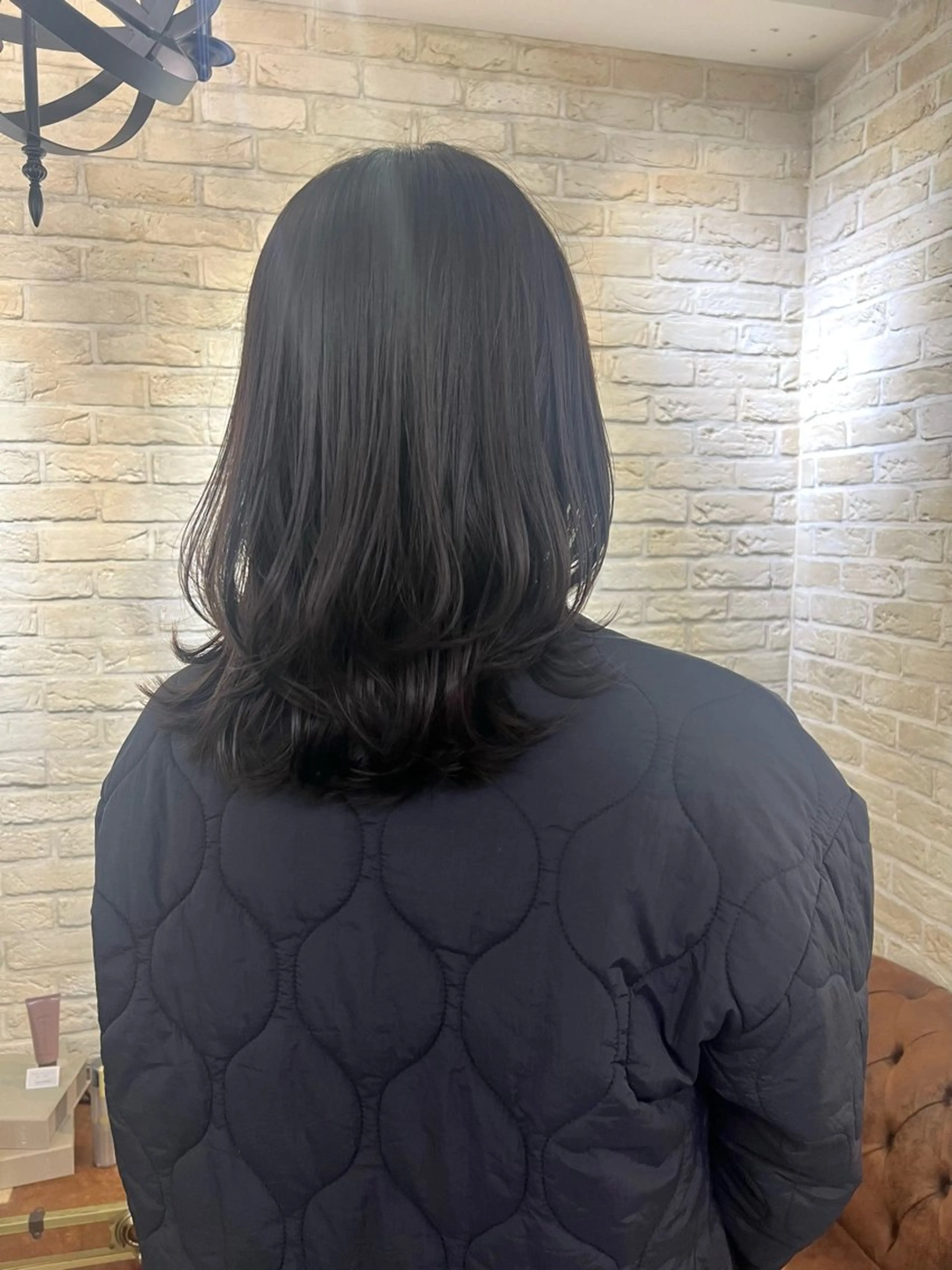 ミディアム 美髪矯正/艶髪 CLUTCH田中海琴のヘアスタイル