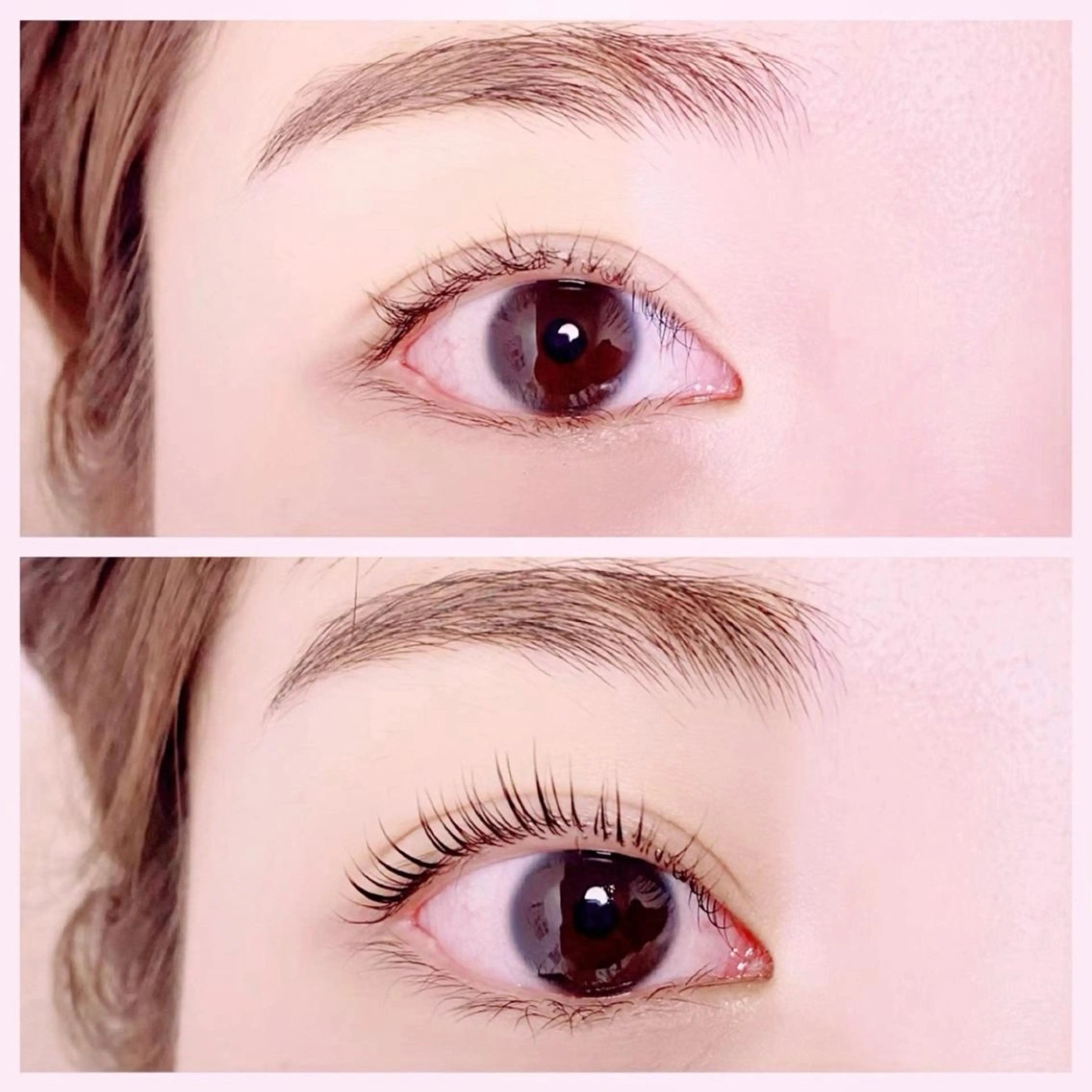 🫧まつげパーマ•眉毛スタイリング＆カラーモデル（セットメニュー）の写真