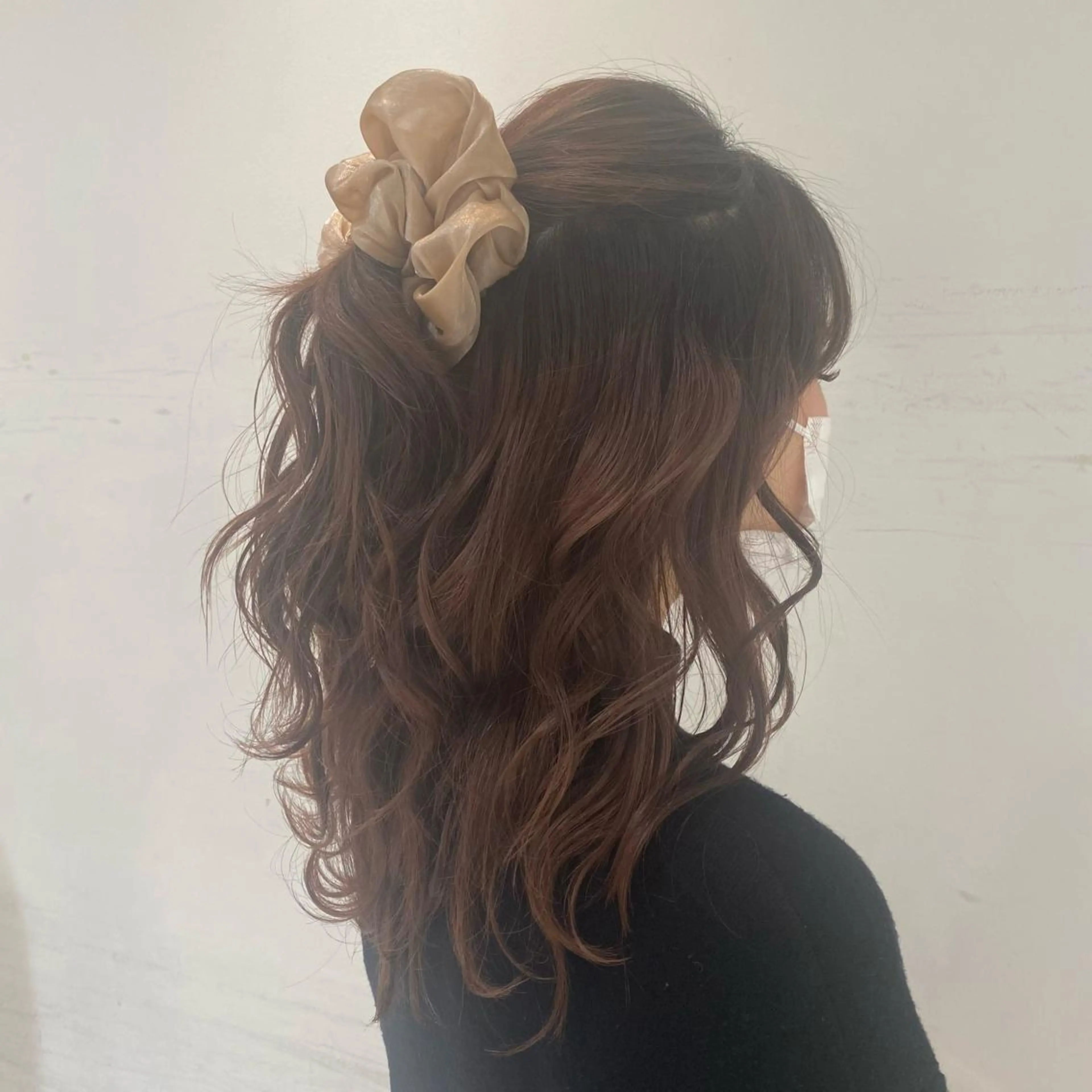 セミロング 小川 愛美のヘアスタイル