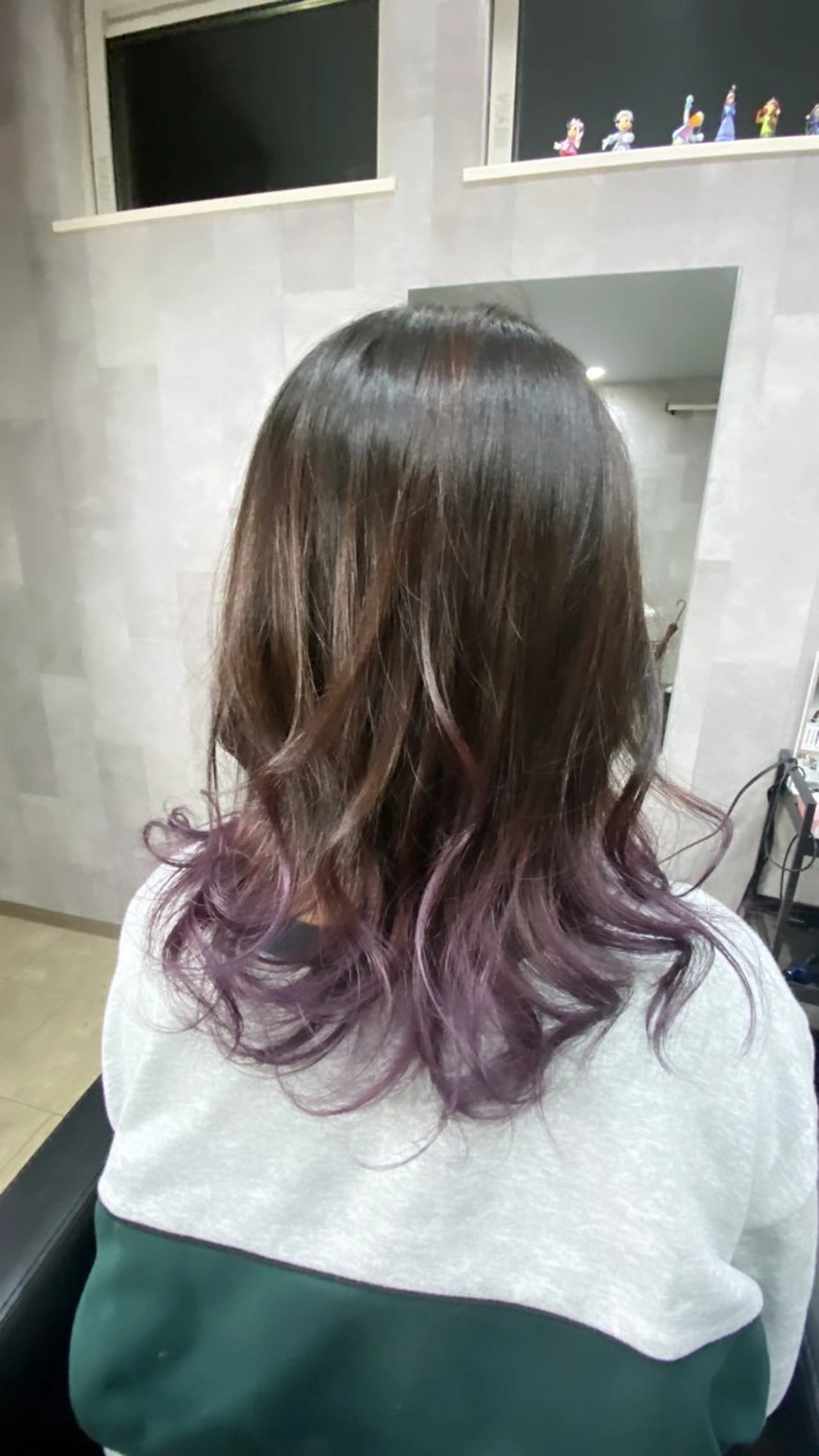 セミロング ヘアカラー トリートメント 稲村 toshiのヘアスタイル