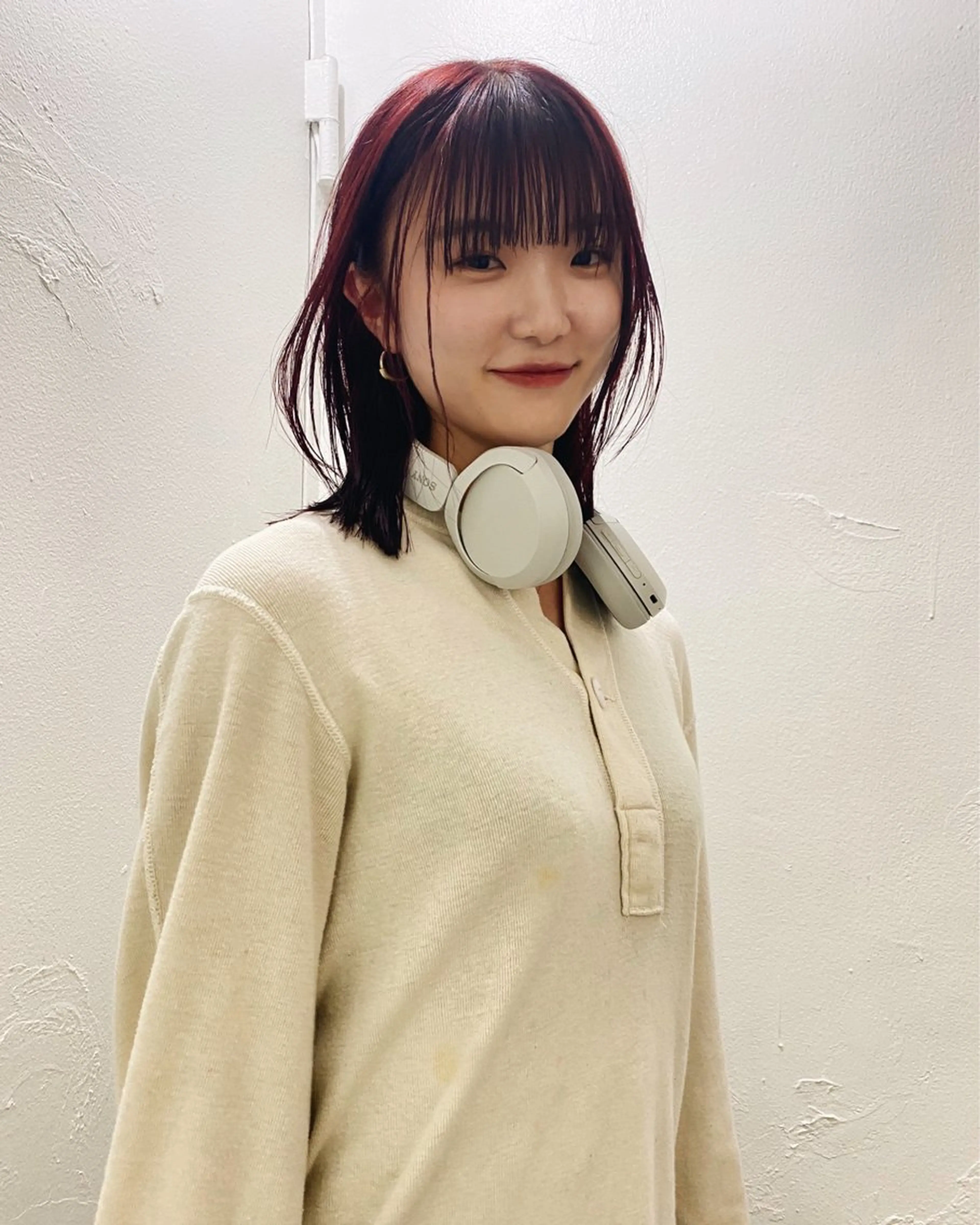 セミロング カラー カット ヘアカラー トリートメント スパイラルパーマ/デ ザインカット/アミのヘアスタイル