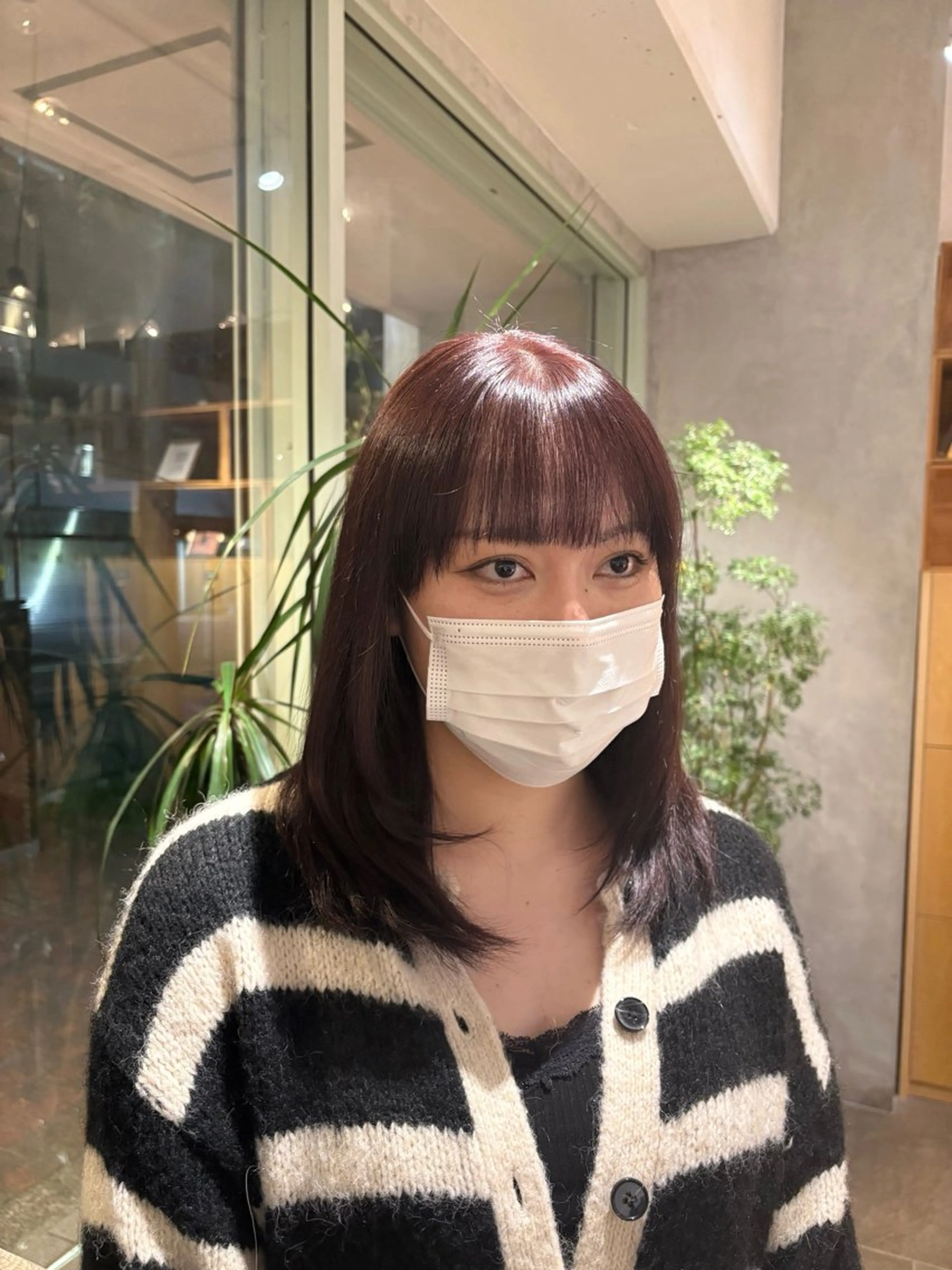 カラー ダブルカラー ラベンダーカラー ピンクカラー ピンクラベンダー ヘアカラー 🪐natural color🌼チサのヘアスタイル