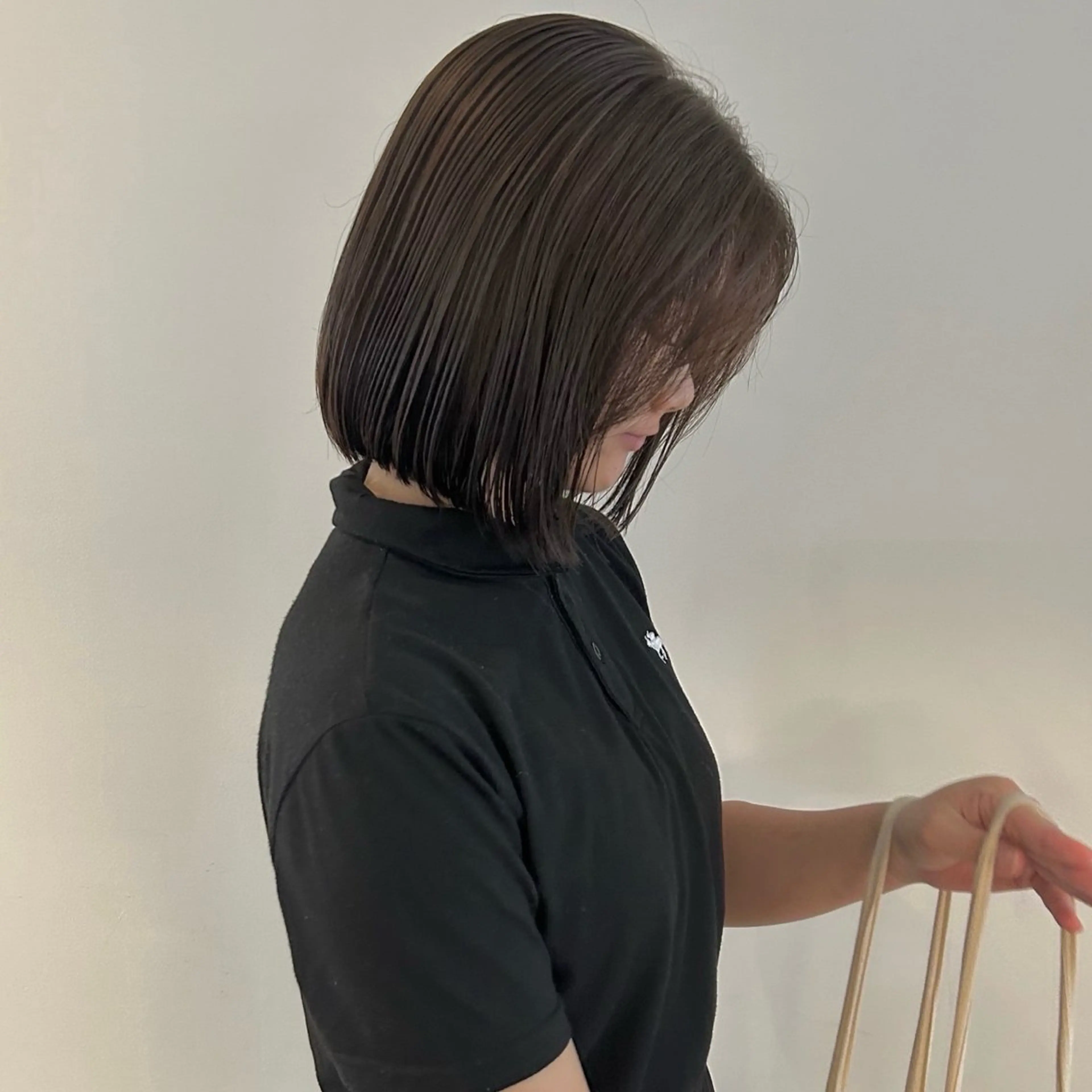 ミディアム カラー ベージュカラー ブリーチ ケアブリーチ 透明感カラー ダブルカラー nonoka オリーブ/レイヤーのヘアスタイル