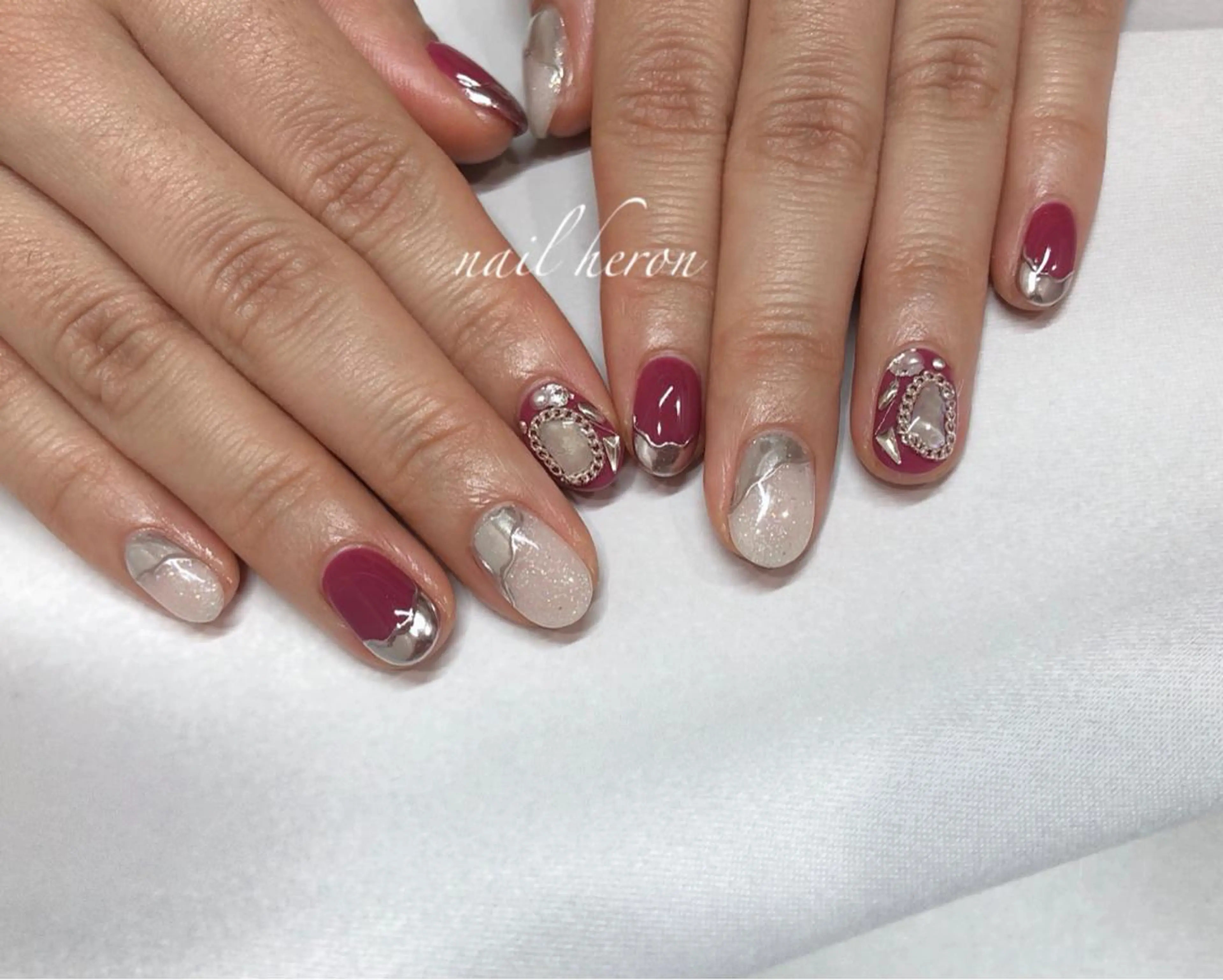 ネイル アートネイル ハンドネイル nail heron所属・saki_ nail heronのネイルデザイン