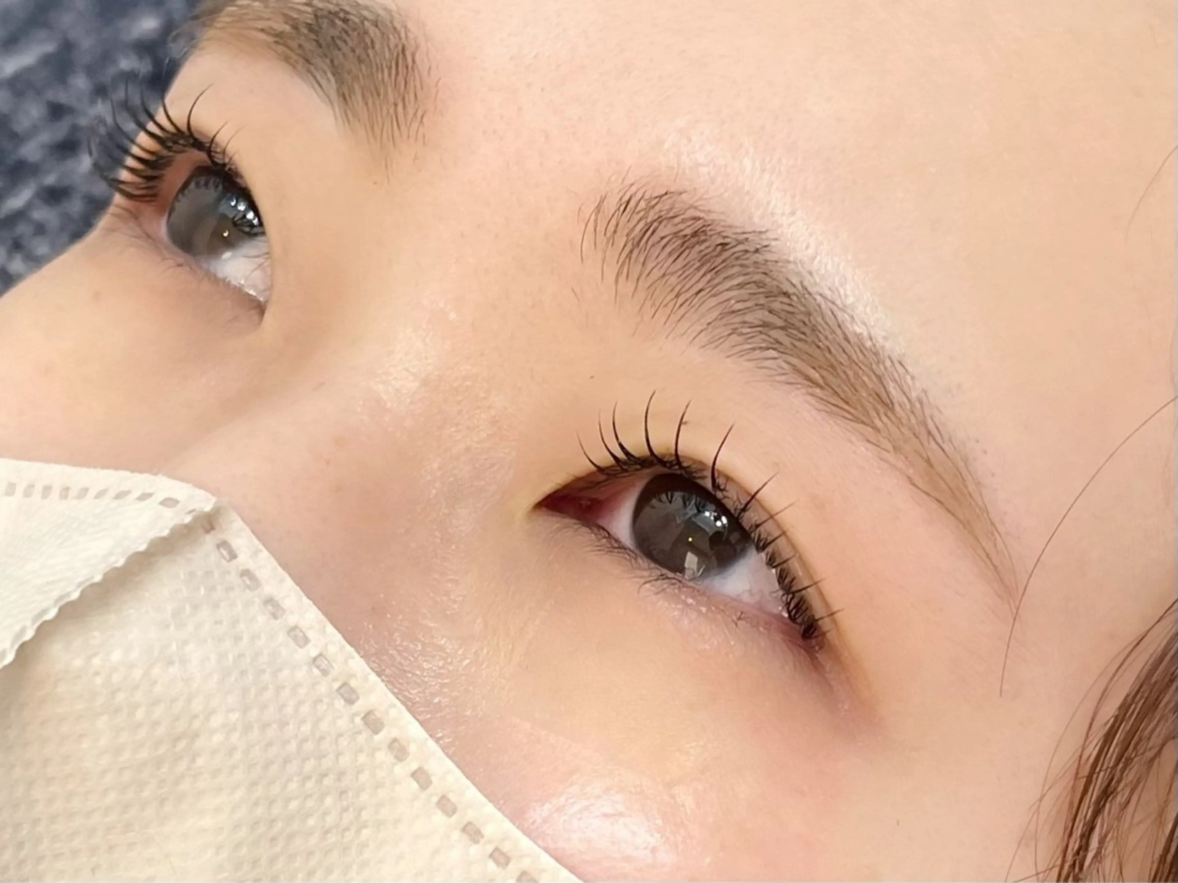 マツエク・マツパ ナチュラル 一重×まつ毛パーマ マツパ 大森 オオモリのマツエク・マツパデザイン