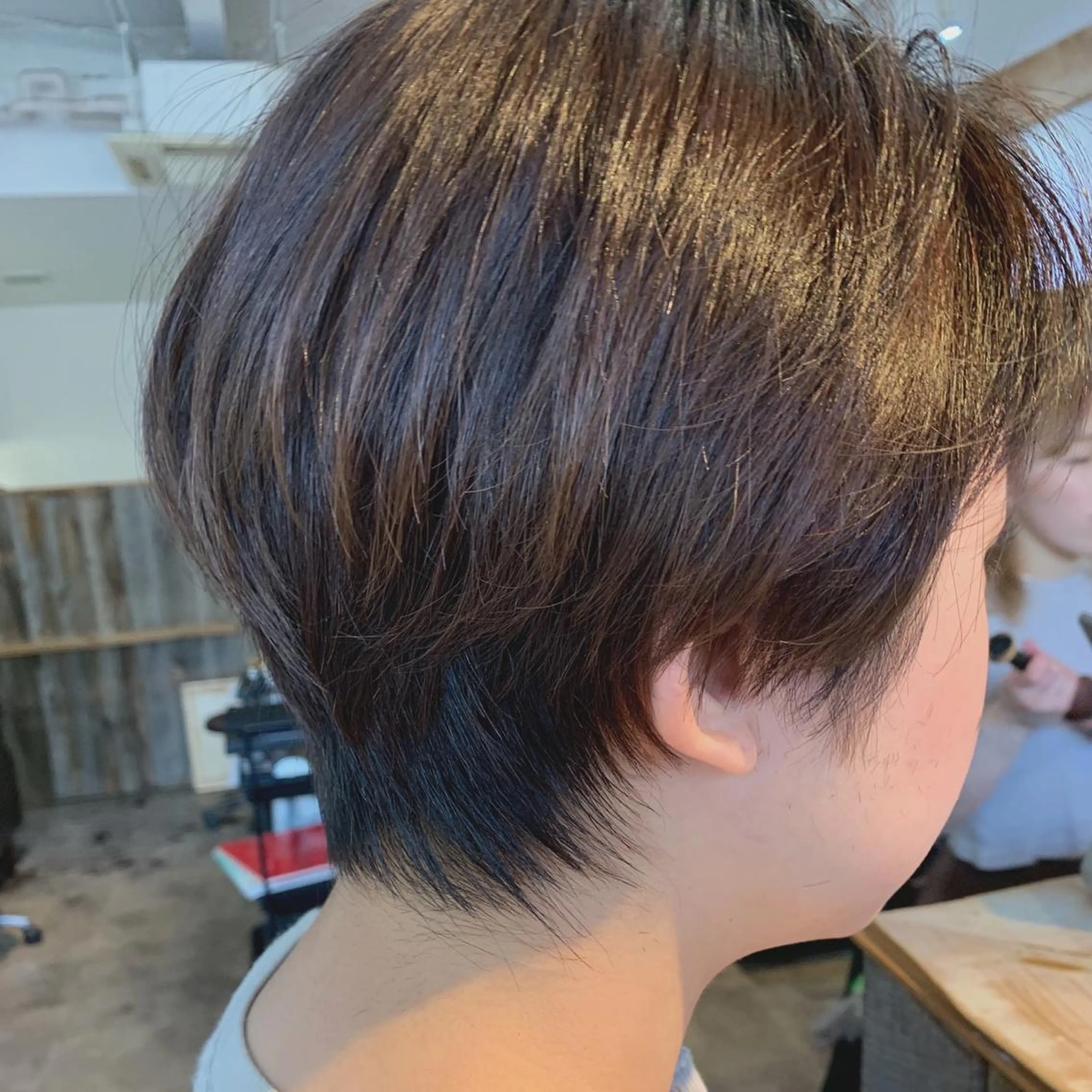 ショート ハンサムショート ショートヘア パーマ/透明感カラー /ボブ/吉田一生のヘアスタイル