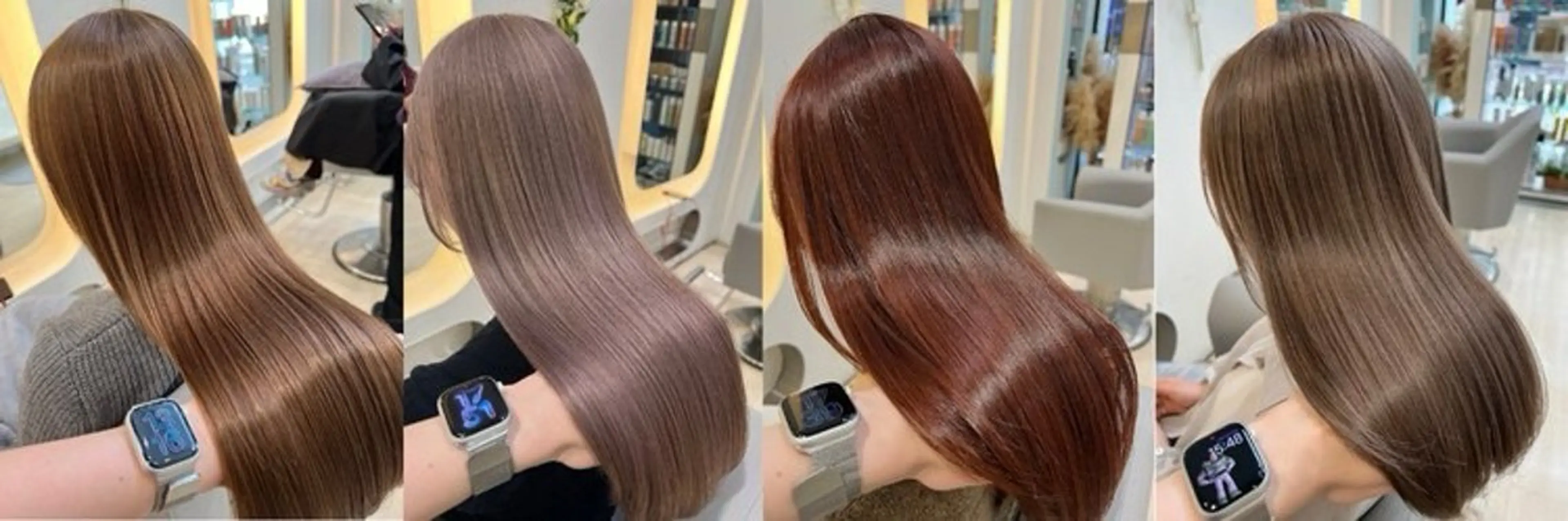 ミディアム カラー カット ヘアカラー トリートメント 堀井 凌平のヘアスタイル