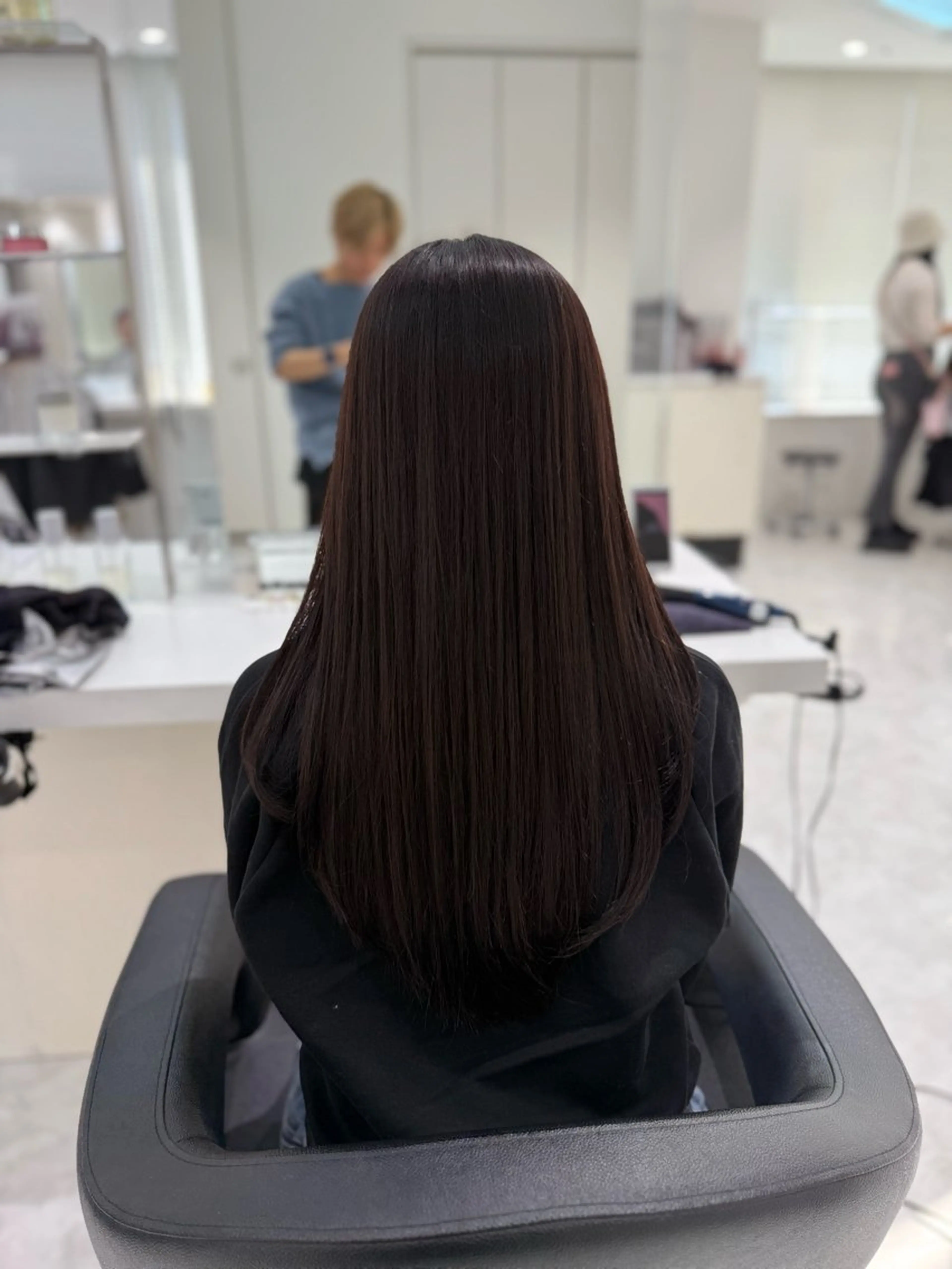 ロング カラー カット ヘアカラー 大人っぽ暗髪レディ 🩶takuto🩶のヘアスタイル