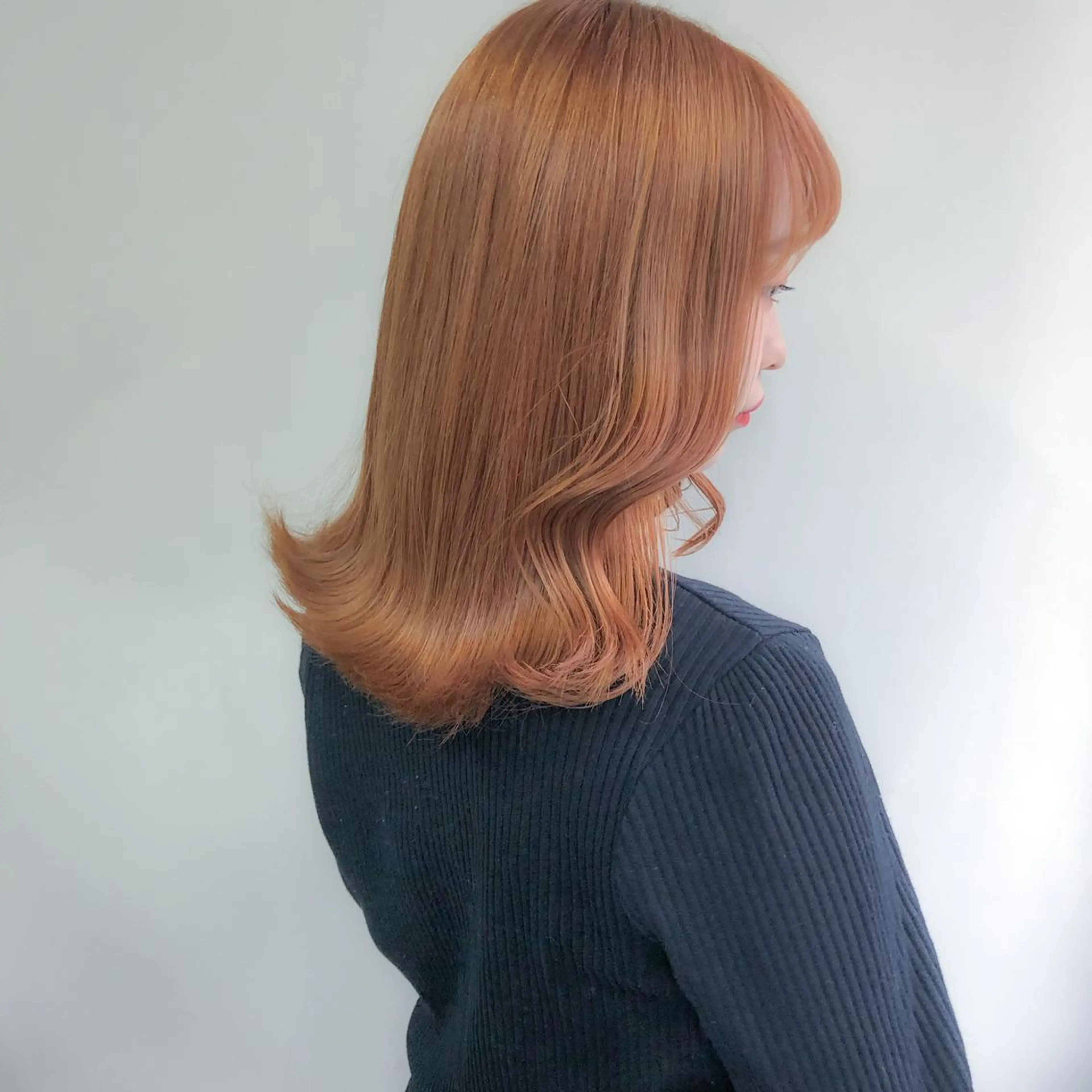 セミロング カラー 💗💗韓国レイヤー yu-ki💗💗のヘアスタイル