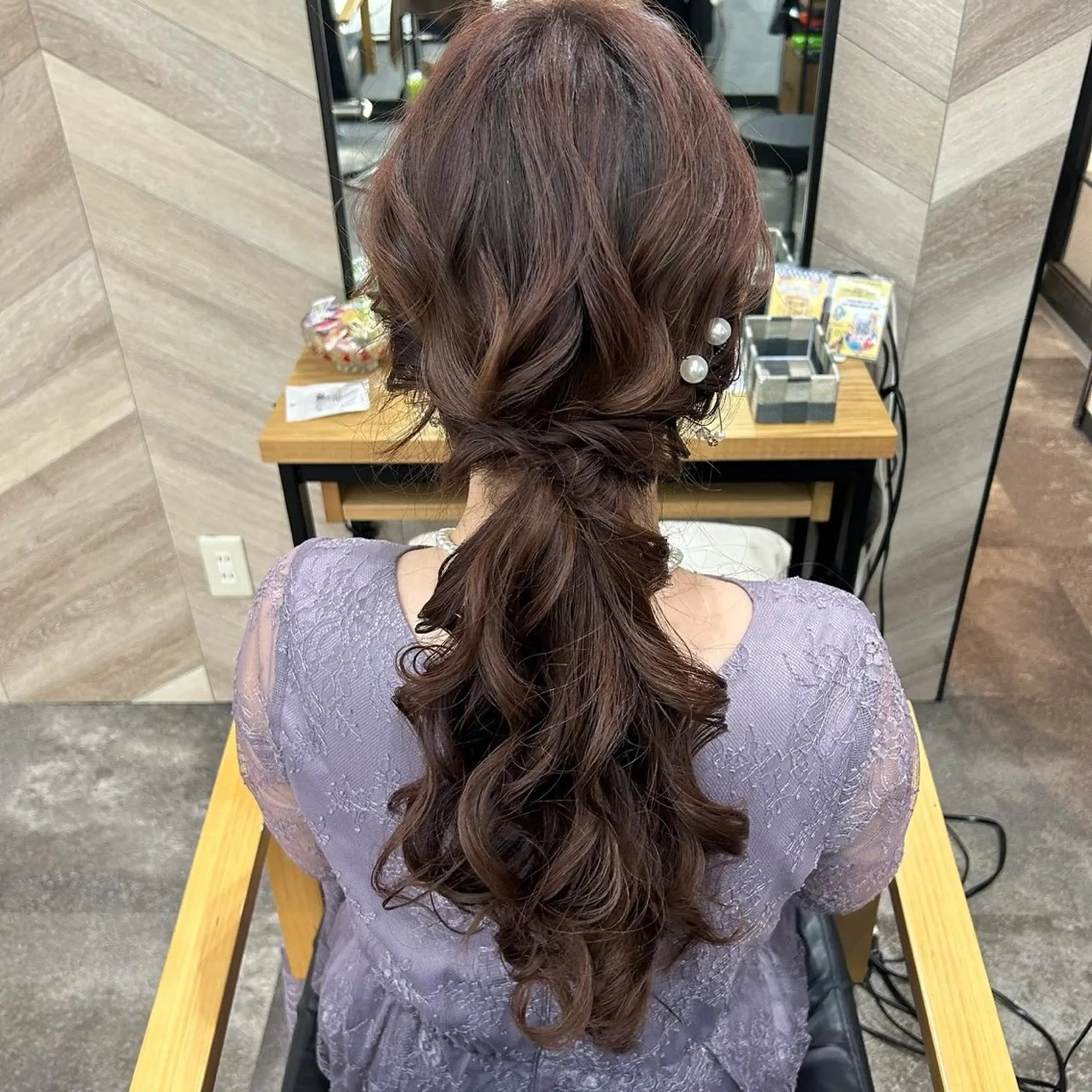 ロング ヘアアレンジ ポニーテール ヘアセット SHANTi 飯塚 ヘアセット/髪質改善のヘアスタイル