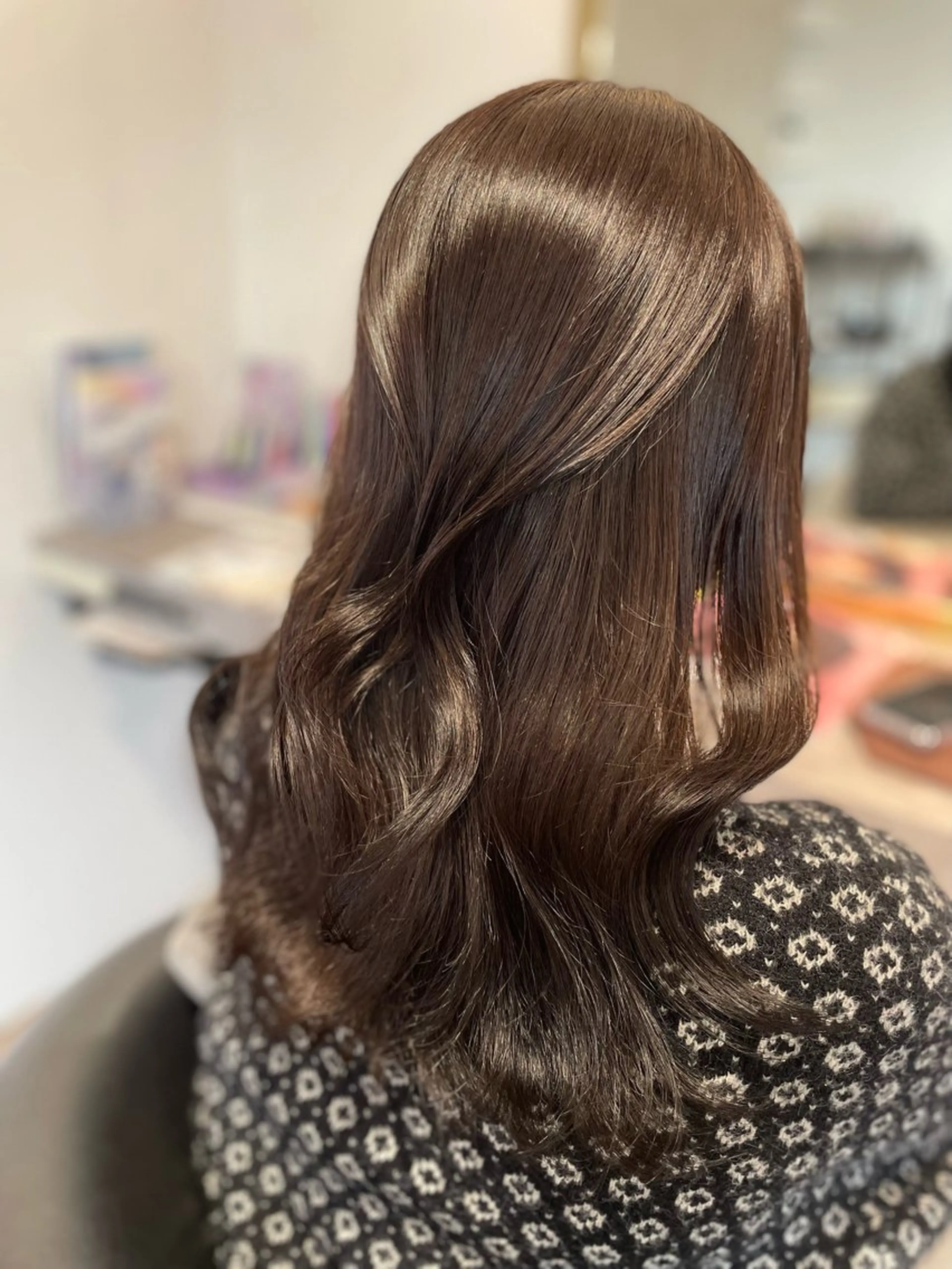 ロング カラー ベージュカラー ブラウンカラー ブラウンベージュ ラベンダーカラー ラベンダーベージュ 岩城 唯奈のマツエク・マツパデザイン