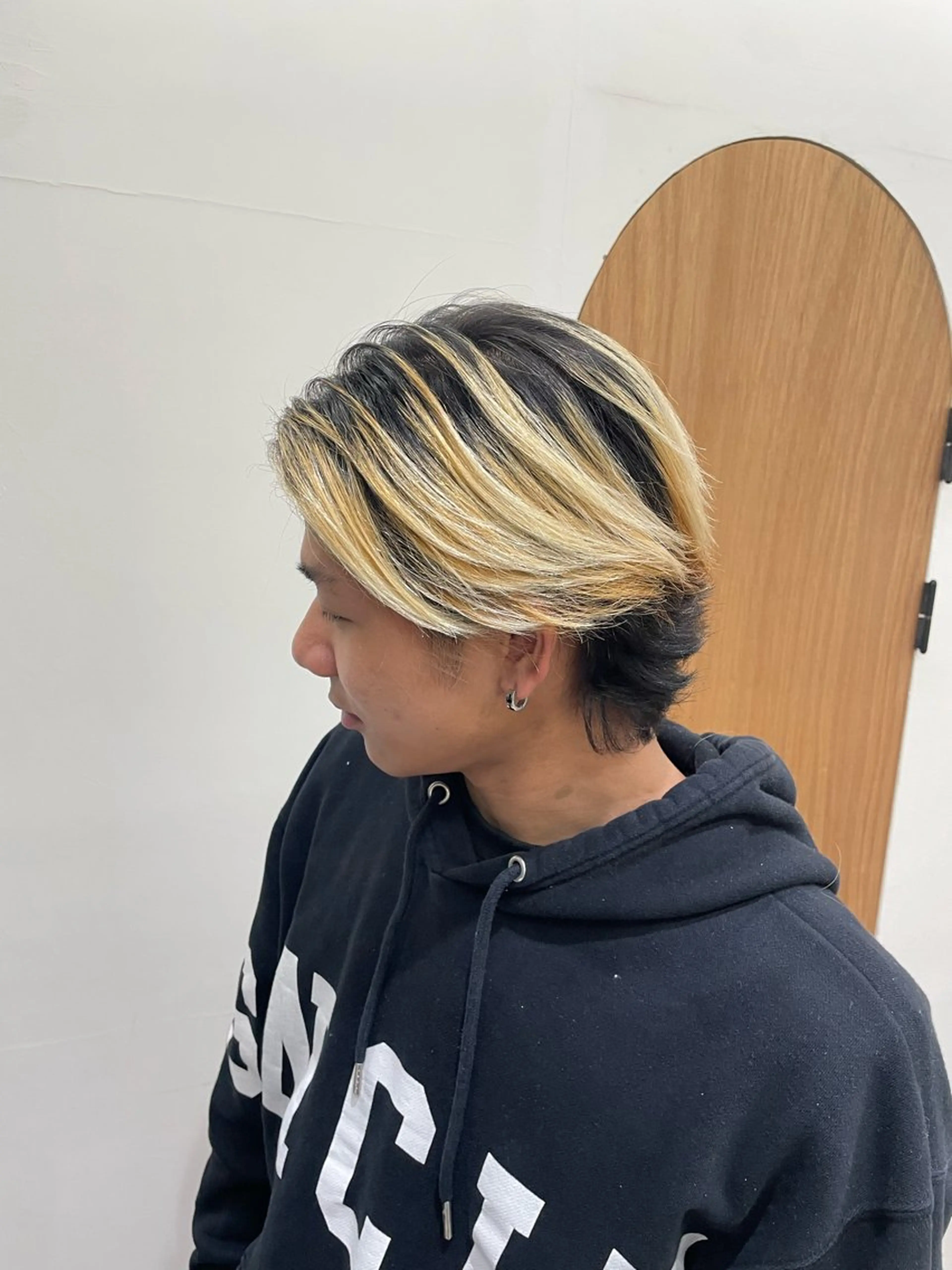 メンズ センターパート メンズウルフカット ウルフカット カット 慎太朗/パーマ/ボブ /センターパートのヘアスタイル