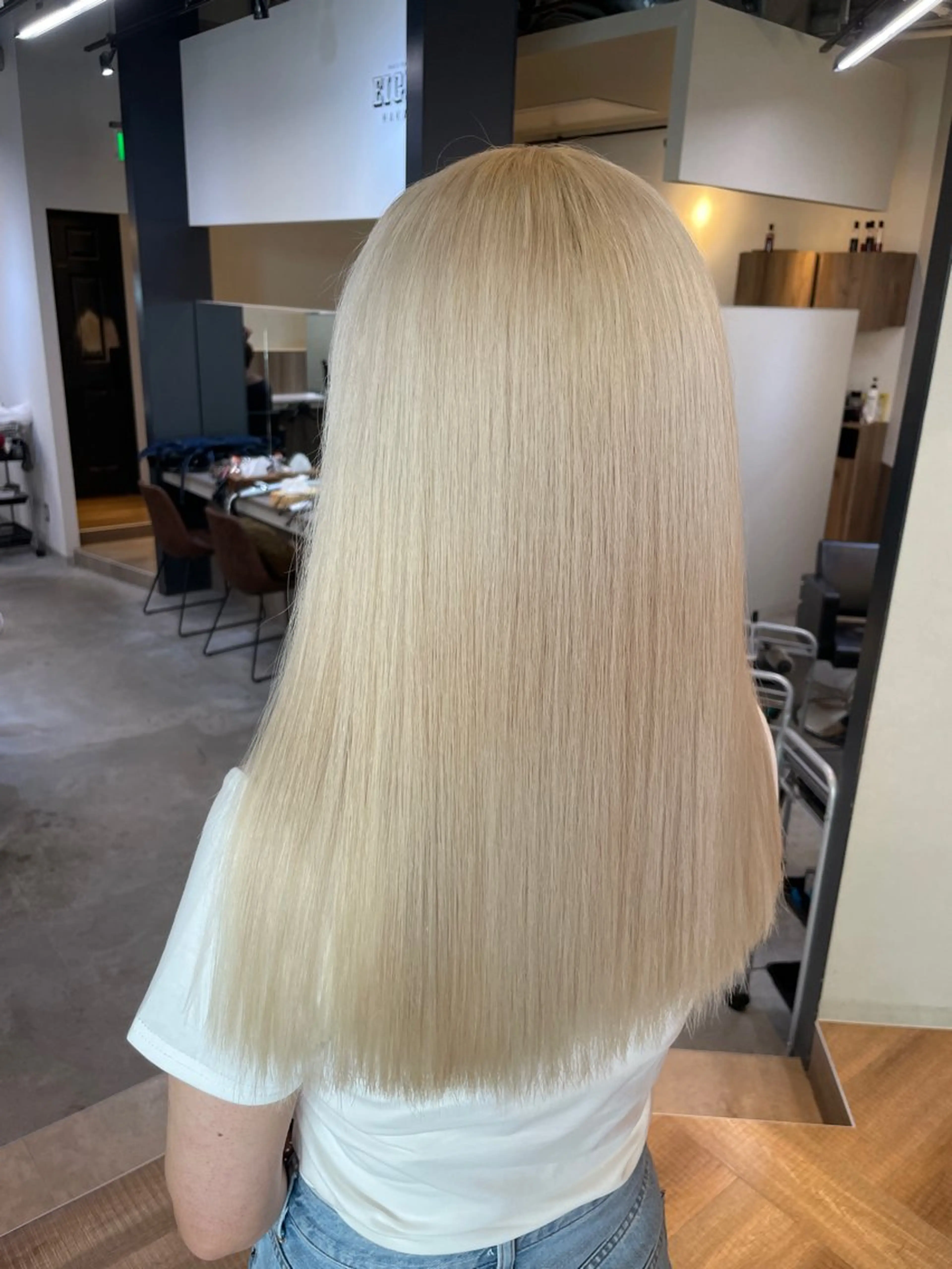 ロング カラー ヘアカラー トリートメント 16日~benji 福間店です　長木のヘアスタイル