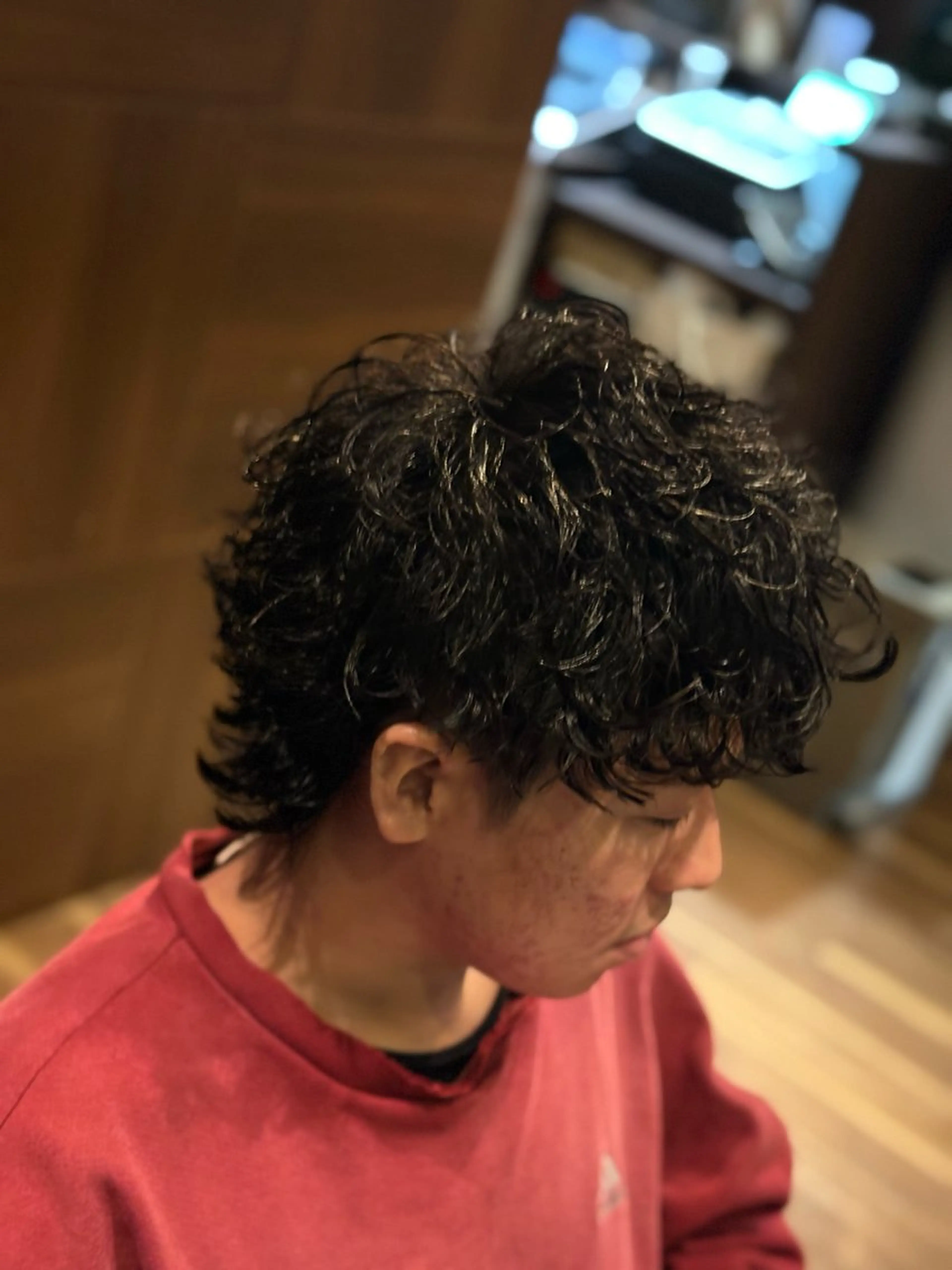 メンズ パーマ 西田 祥馬のヘアスタイル