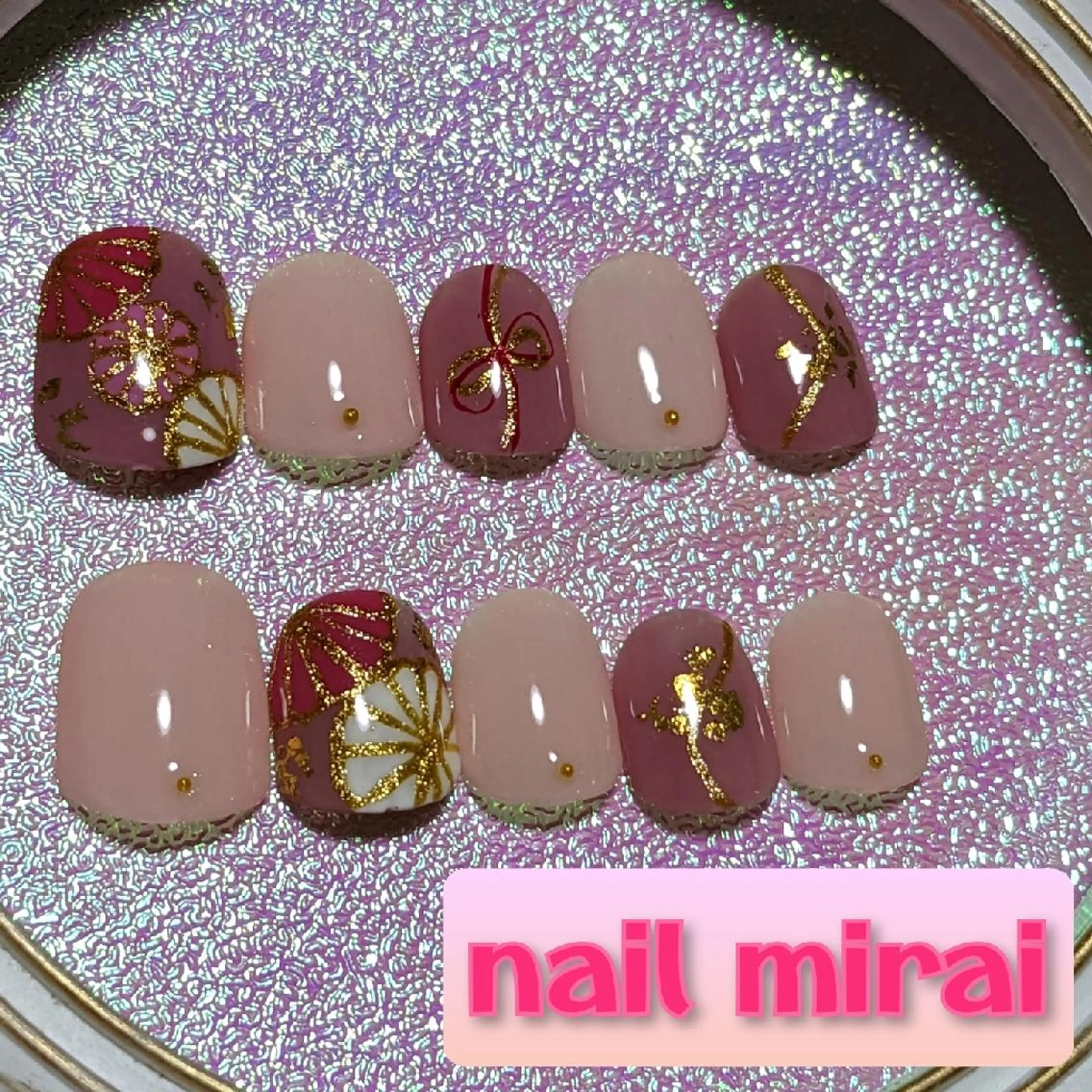 ネイル 成人式 nail miraiのネイルデザイン
