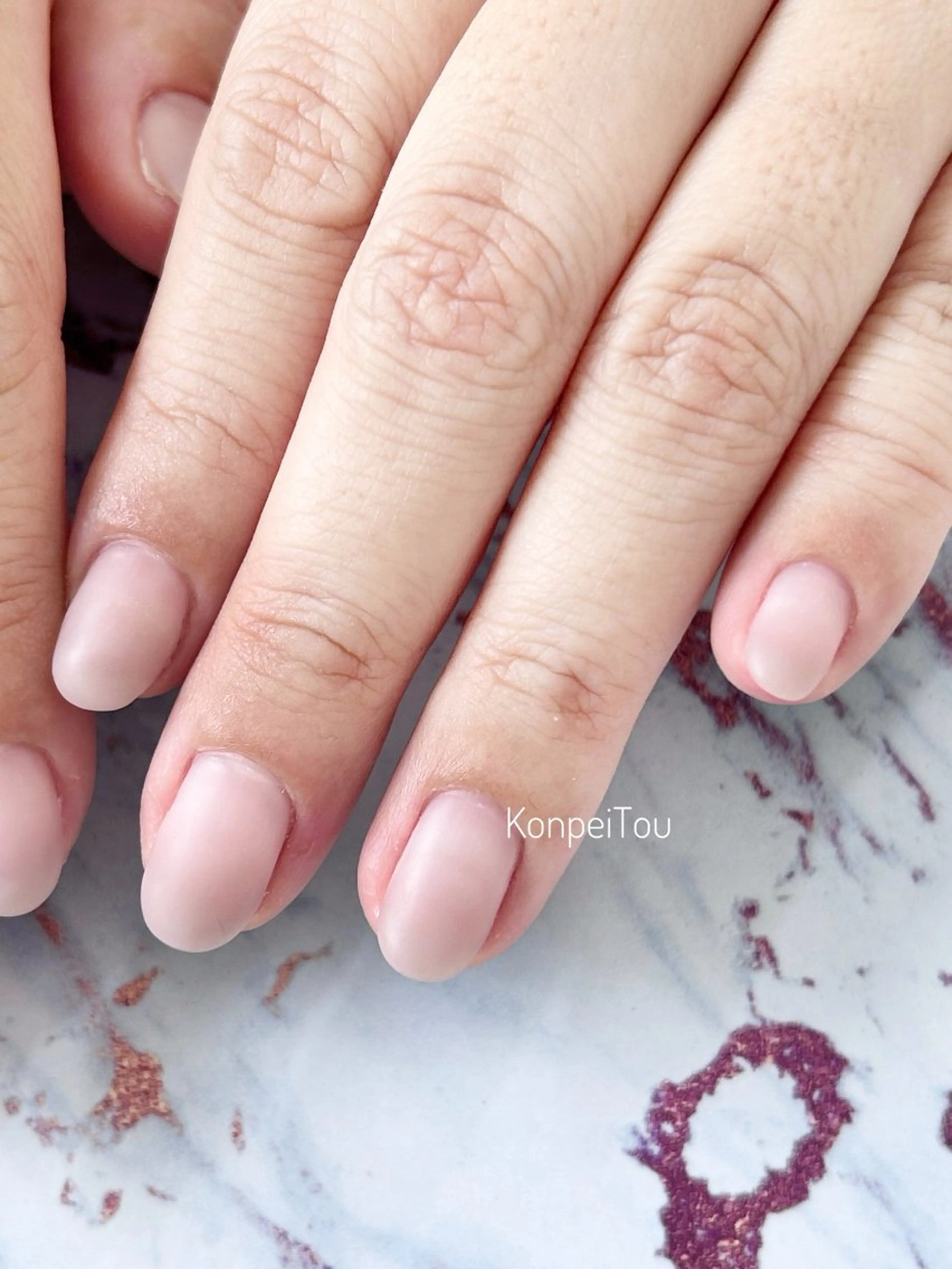 ネイル マットネイル おうちのネイルサロン KonpeiTouのネイルデザイン