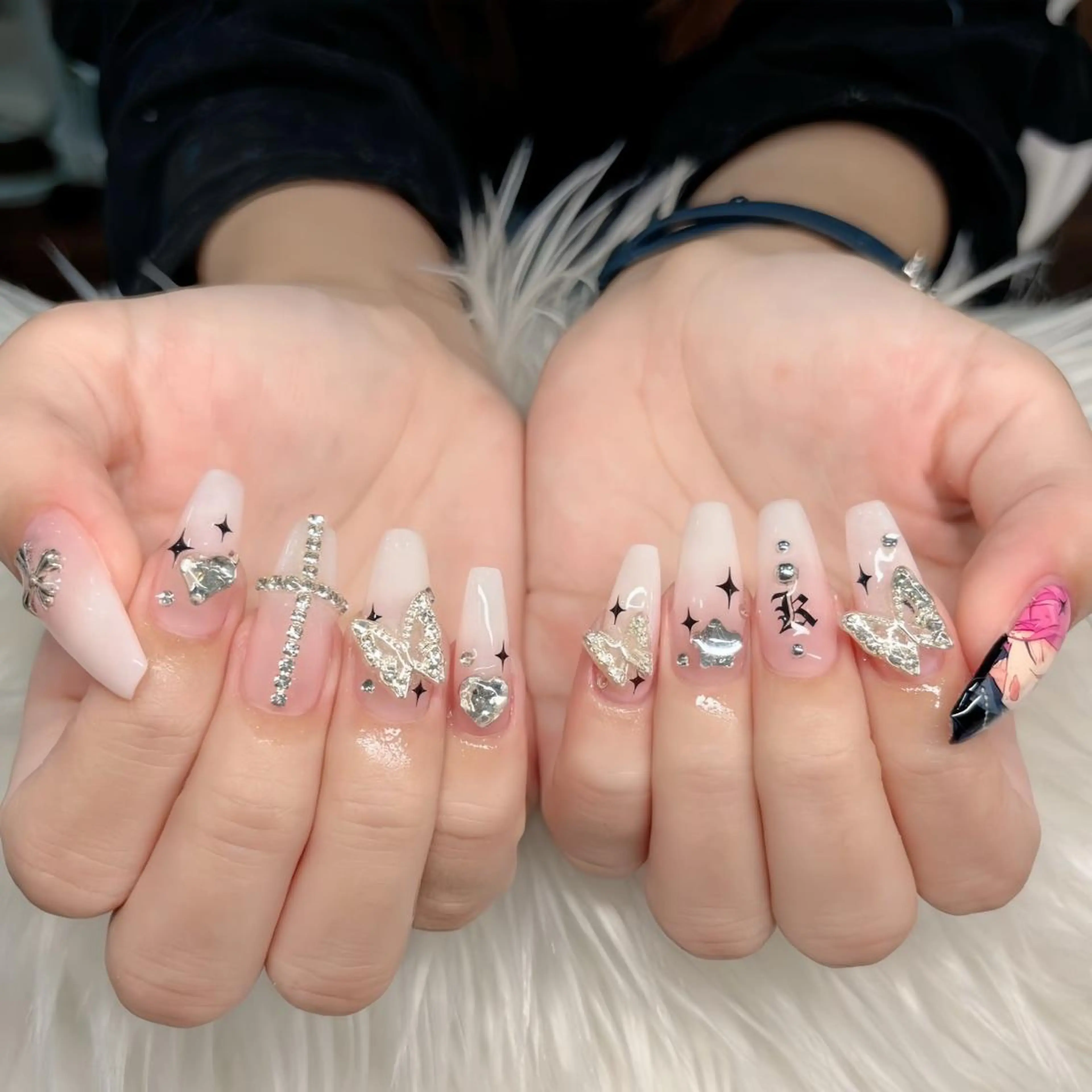 ネイル 長さ出し フレンチネイル ジェルネイル マグネットネイル 持ち込み ハンドネイル ハンドケア The  Nail 新大久保店のその他イメージ