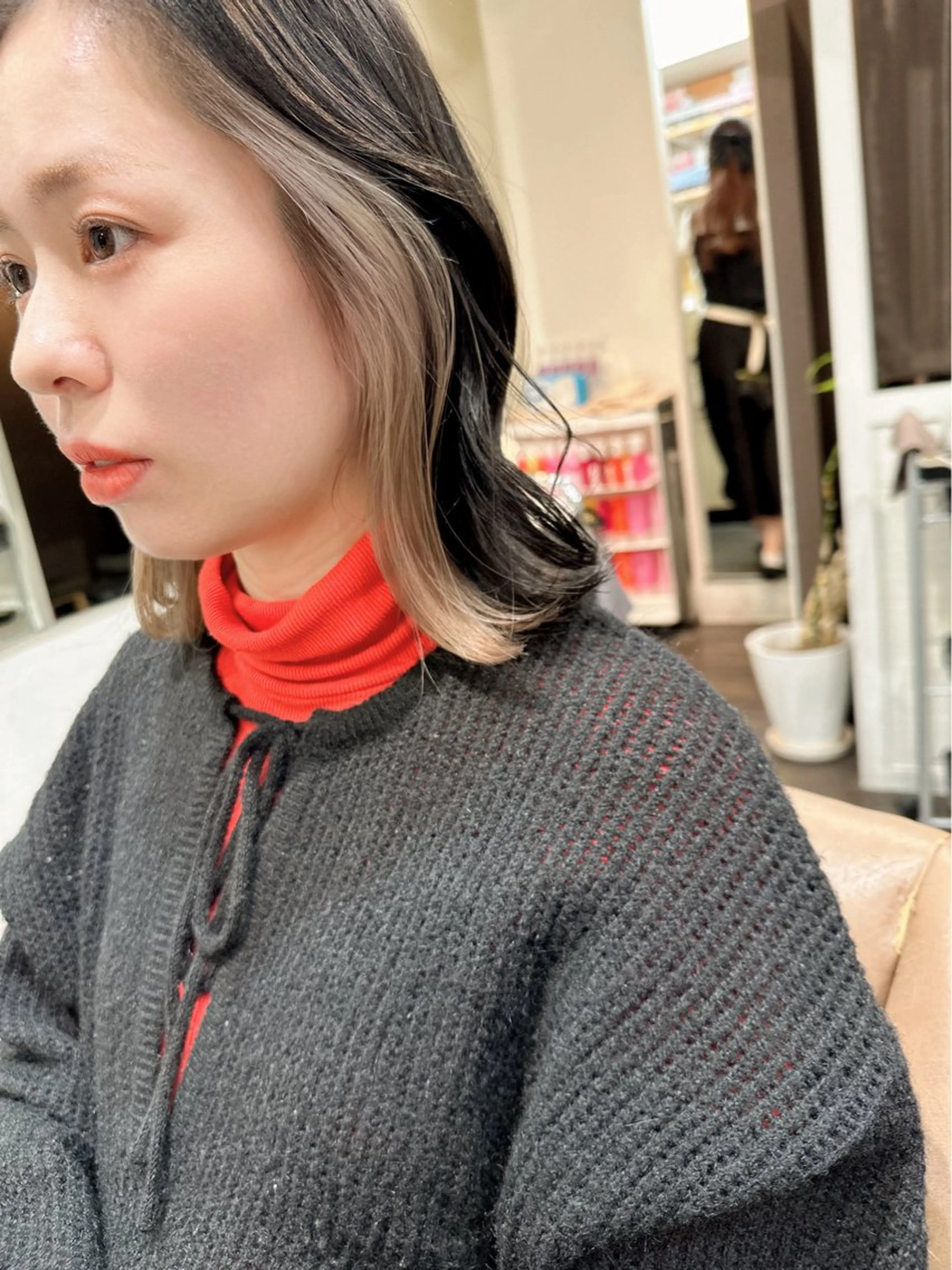 カラー インナーカラー cache cache 表参道所属・✨カットモデル募集中 ゆいな🎀のヘアスタイル