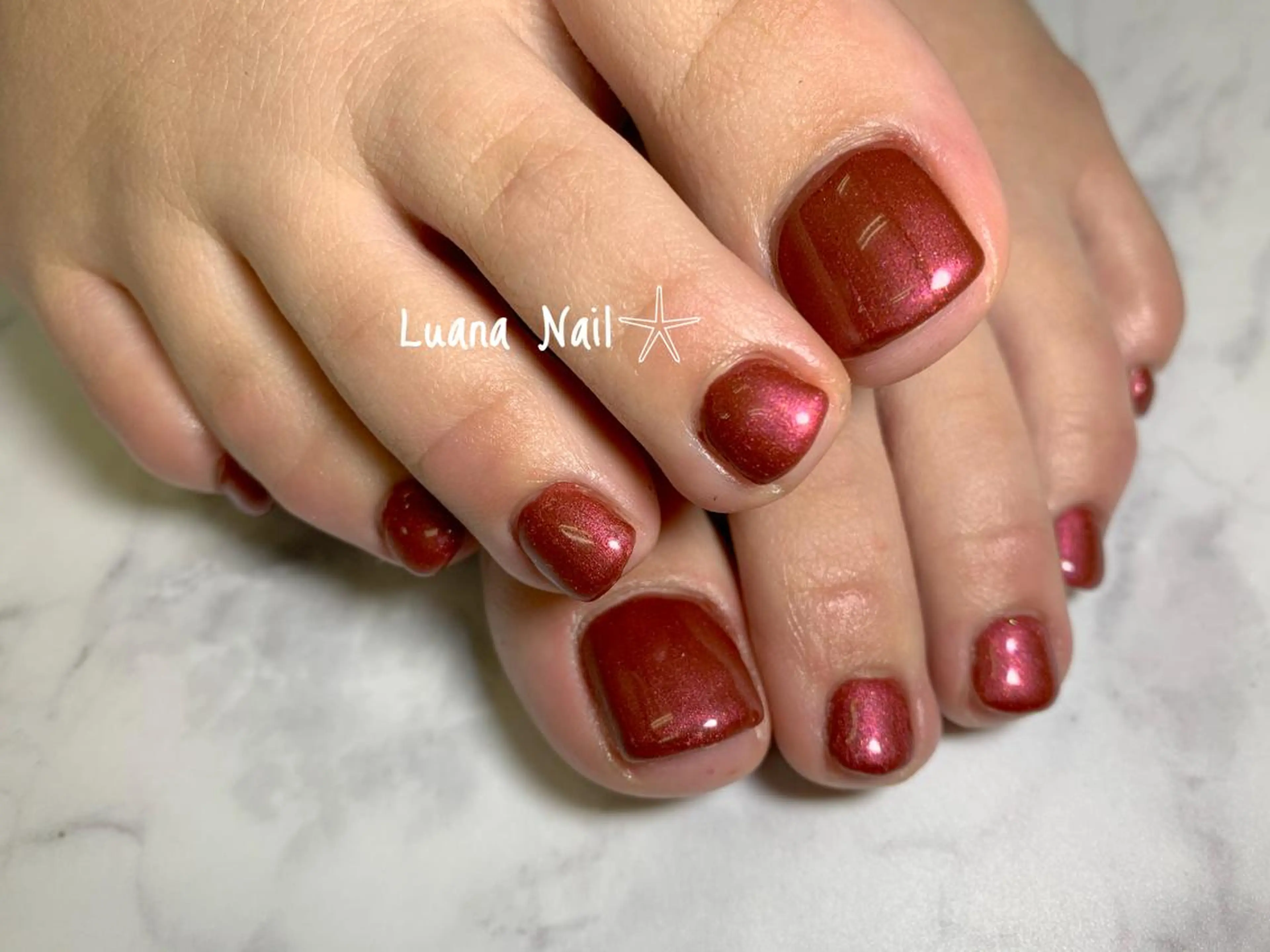 ネイル フットネイル BeauJu by Luana Nailのネイルデザイン