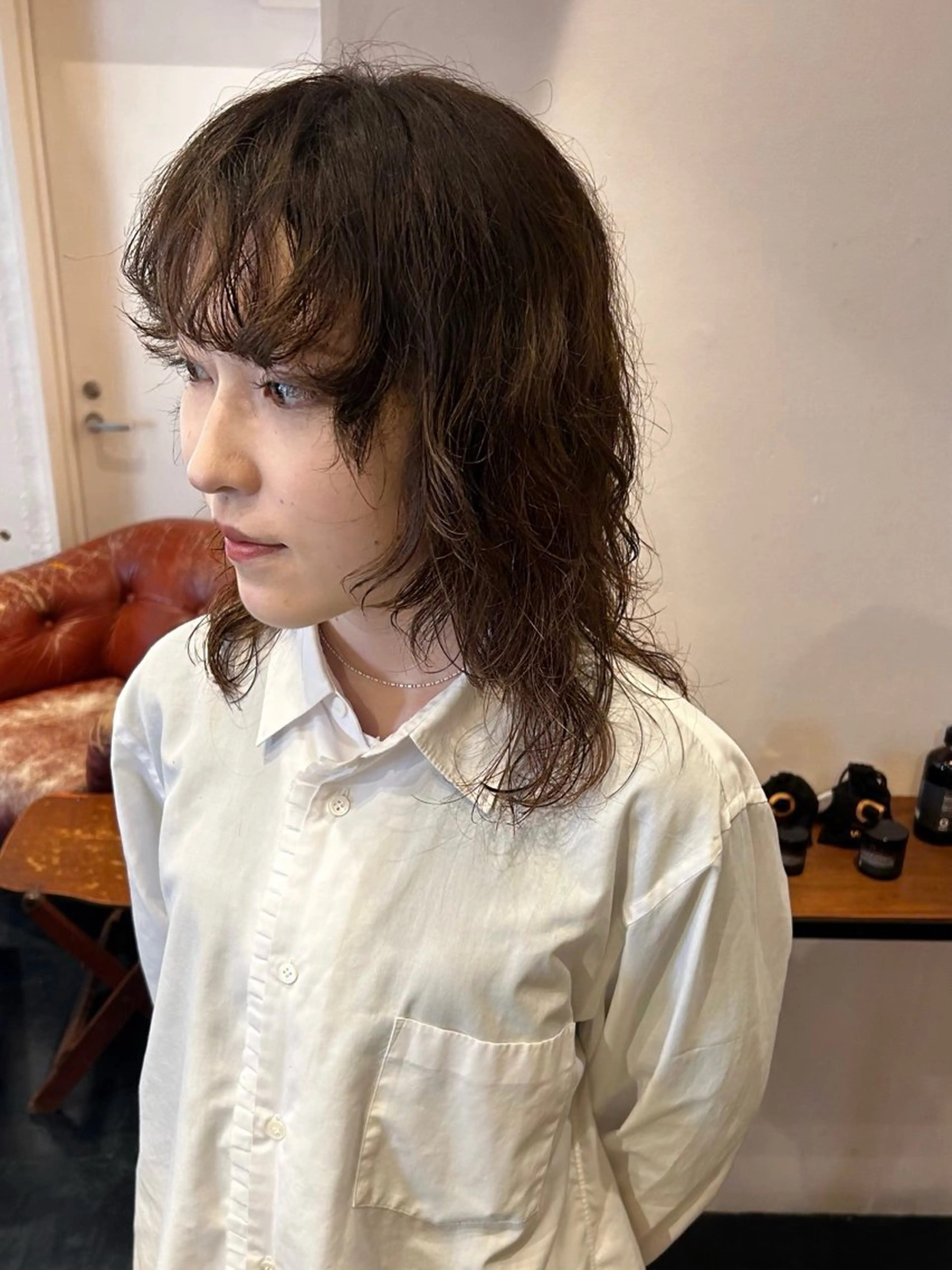 セミロング 佐藤 優里奈のヘアスタイル