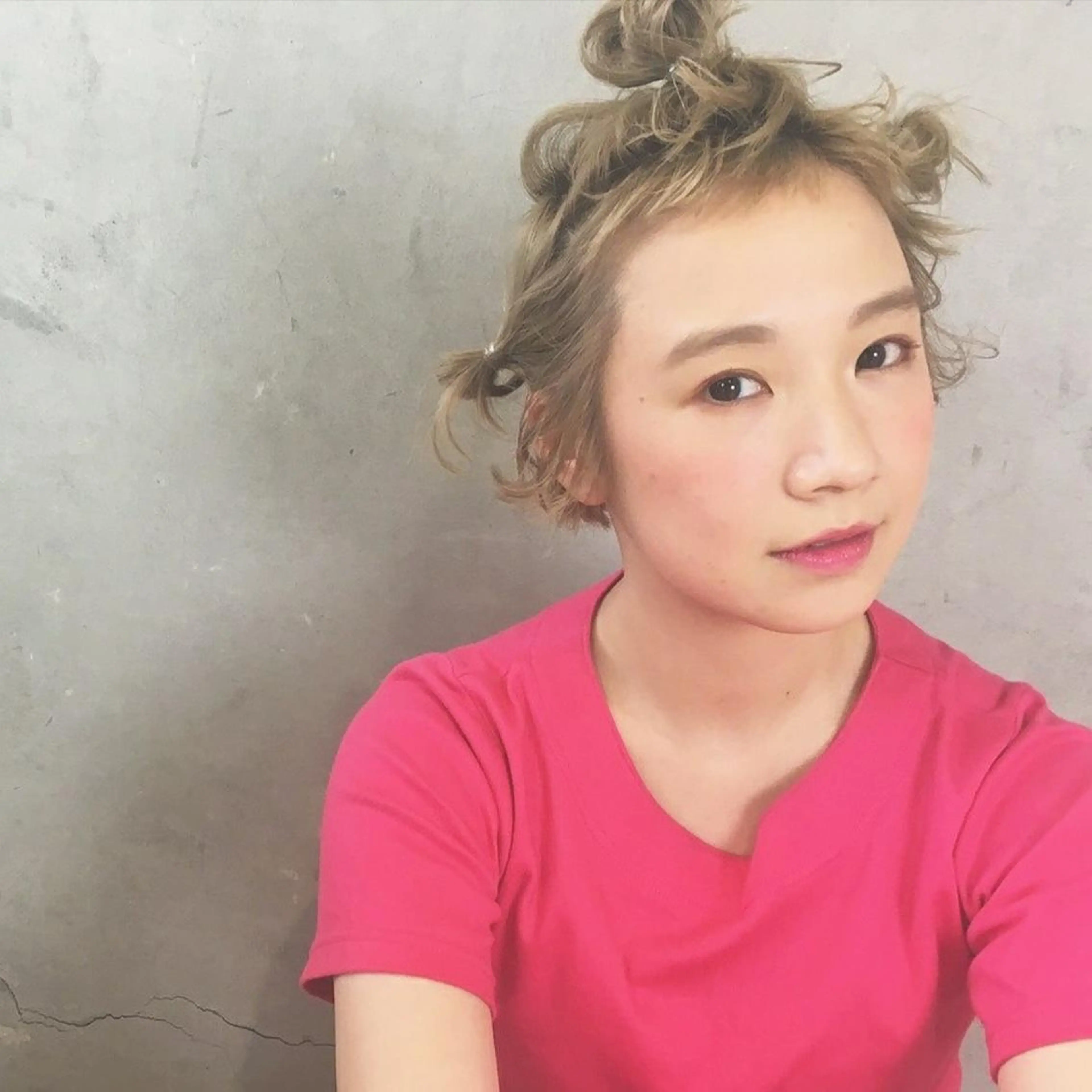 ショート カラー ハイトーンカラー coii コイ【原宿/表参道】のヘアスタイル