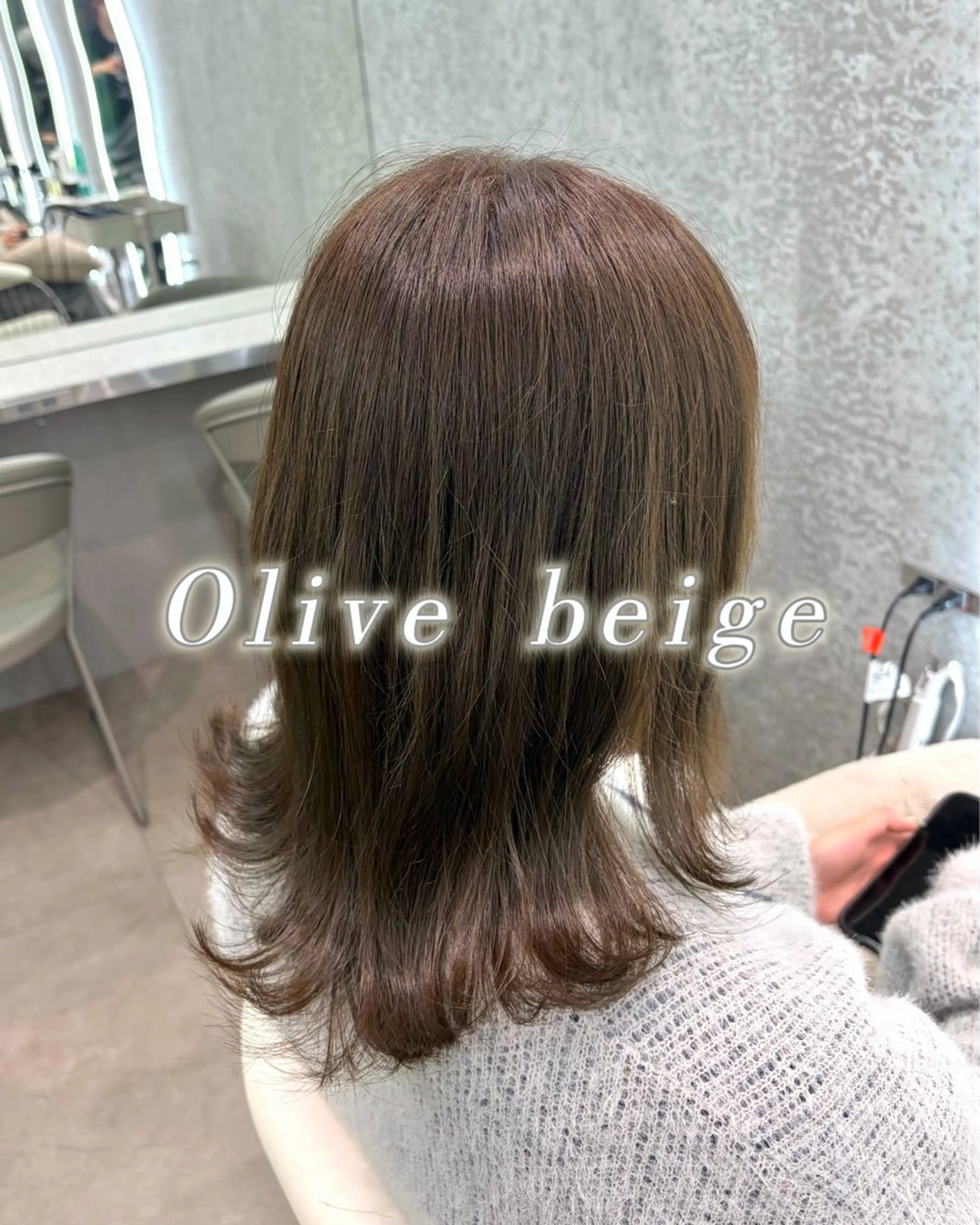 ミディアム カット ヘアカラー トリートメント 大宮🤍縮毛矯正 レイヤー🪽なるのヘアスタイル